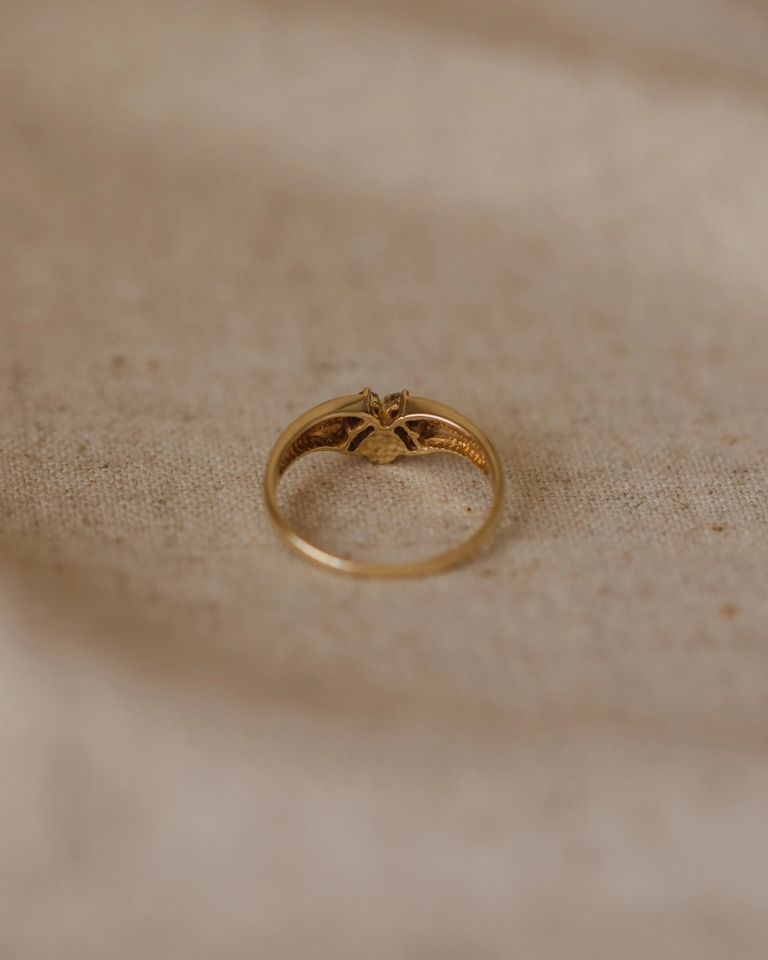 Nora 1985 9ct Gold Pearl & Diamond Cluster Ring sold by Rock n Rose product image thumbnail 4