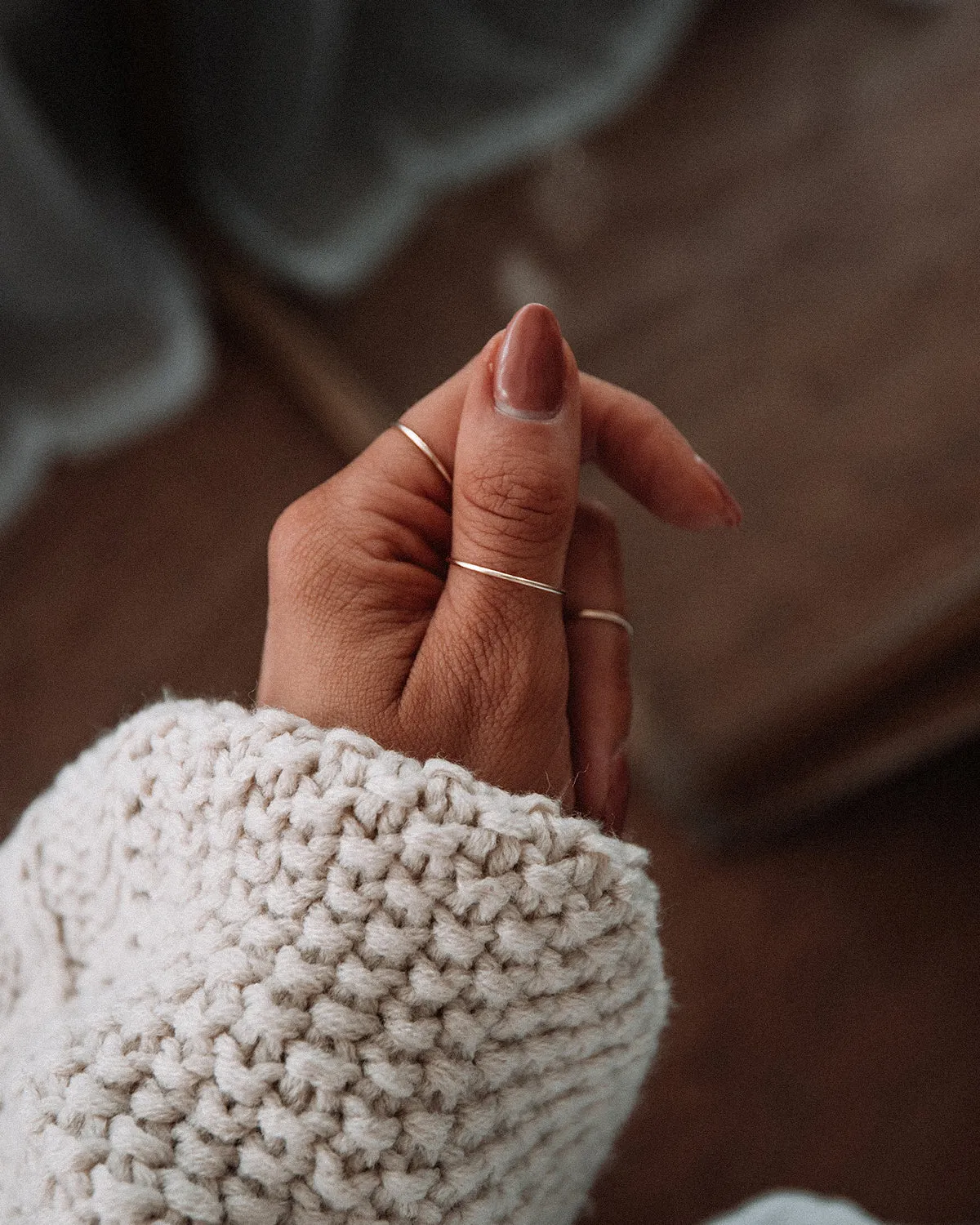 Sara Gold Vermeil Simple Band Ring sold by Rock n Rose product image thumbnail 3