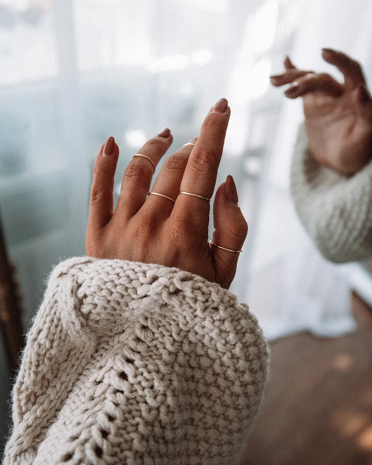 Sara Gold Vermeil Simple Band Ring sold by Rock n Rose product image thumbnail 4