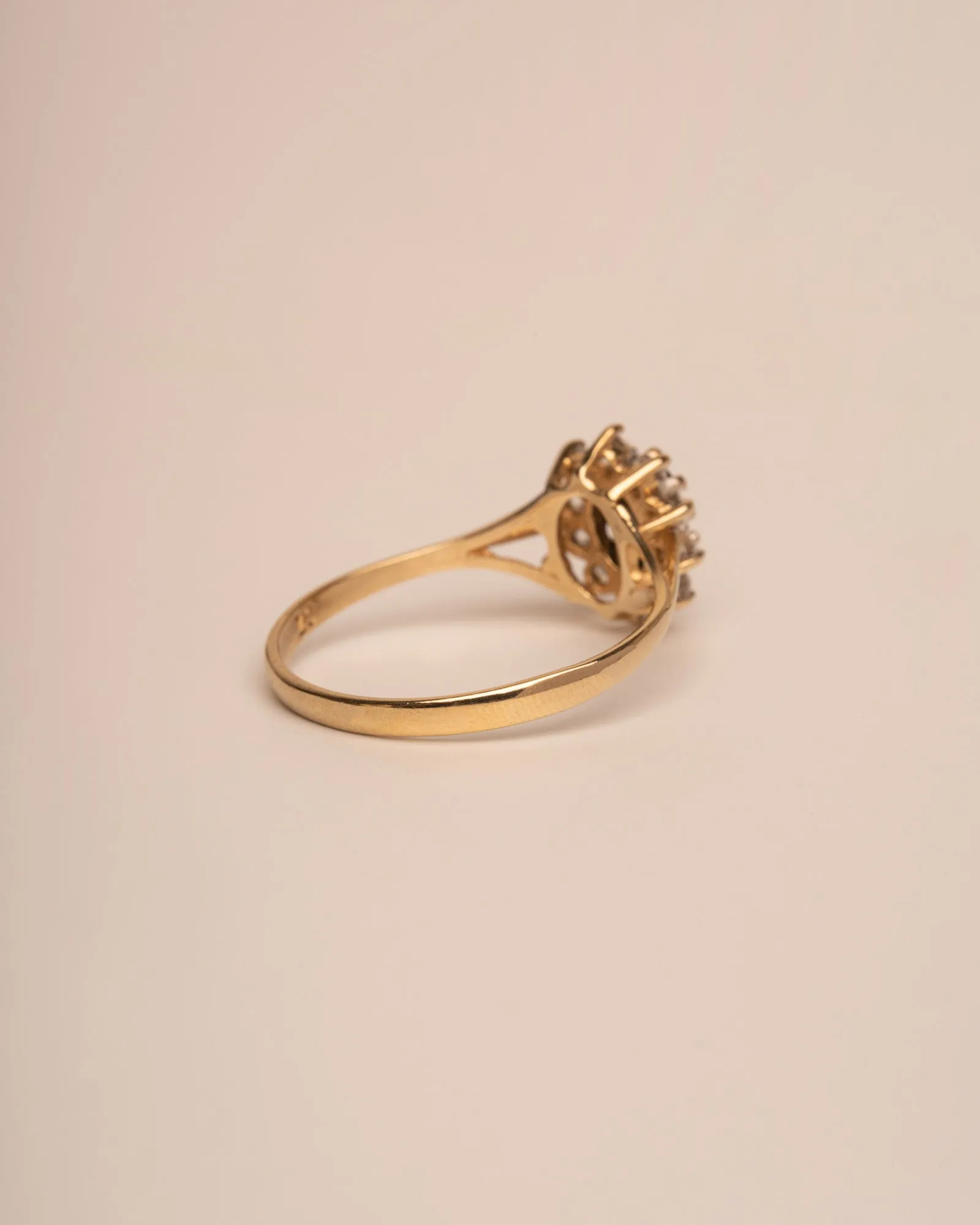 Patience 9ct Gold Sapphire Cluster Ring sold by Rock n Rose product image thumbnail 5