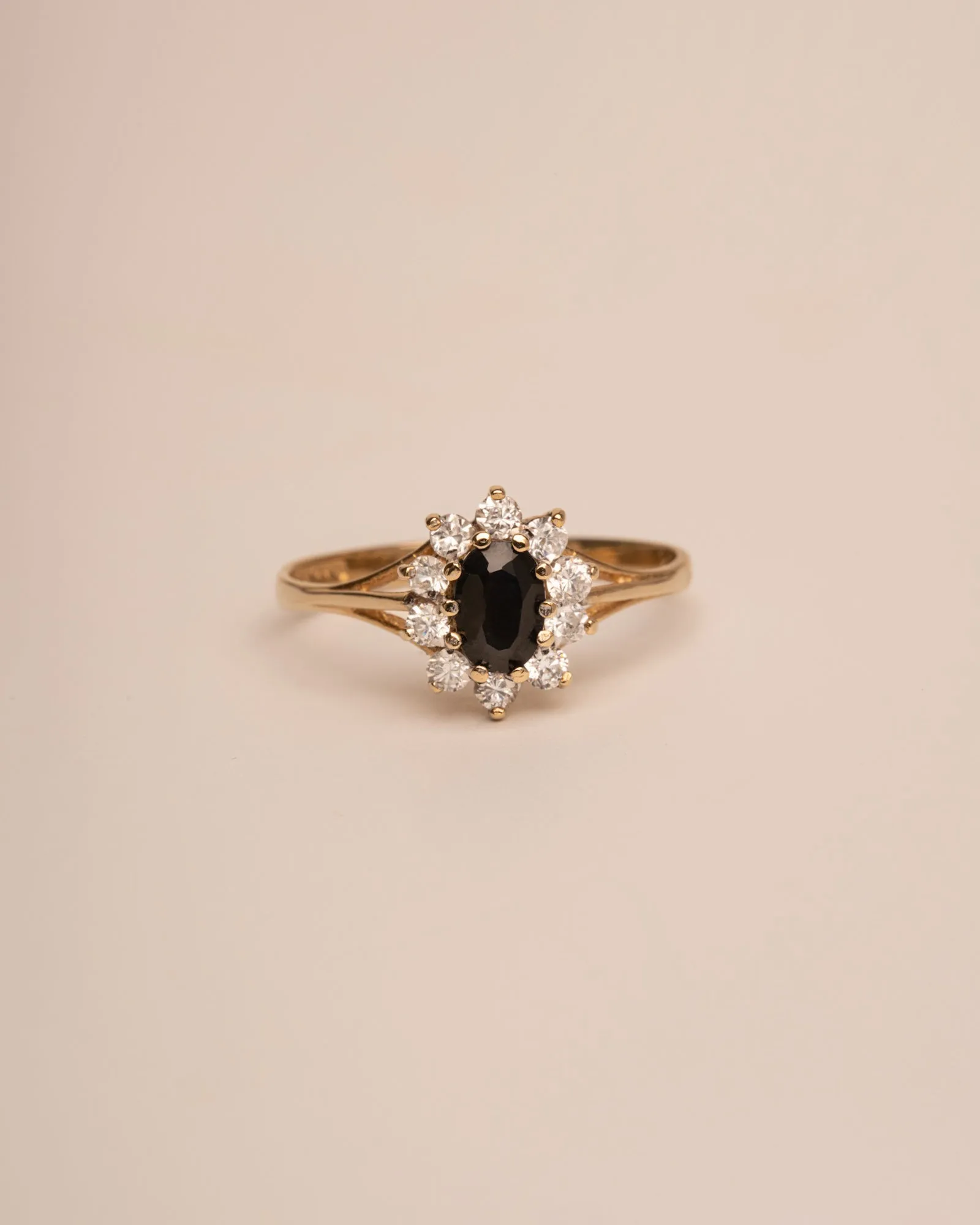 Patience 9ct Gold Sapphire Cluster Ring sold by Rock n Rose product image thumbnail 2