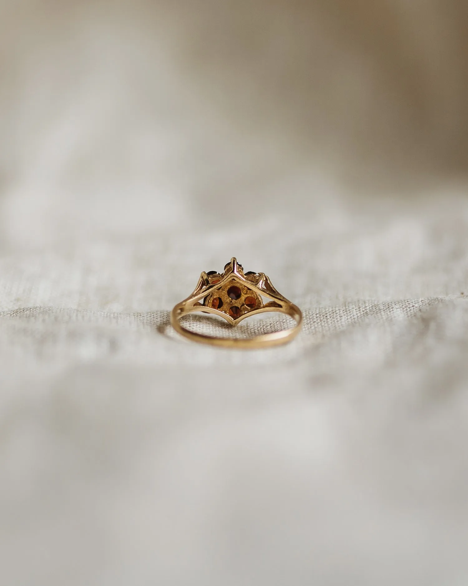 Lauretta 9ct Gold Garnet Ring sold by Rock n Rose product image thumbnail 4