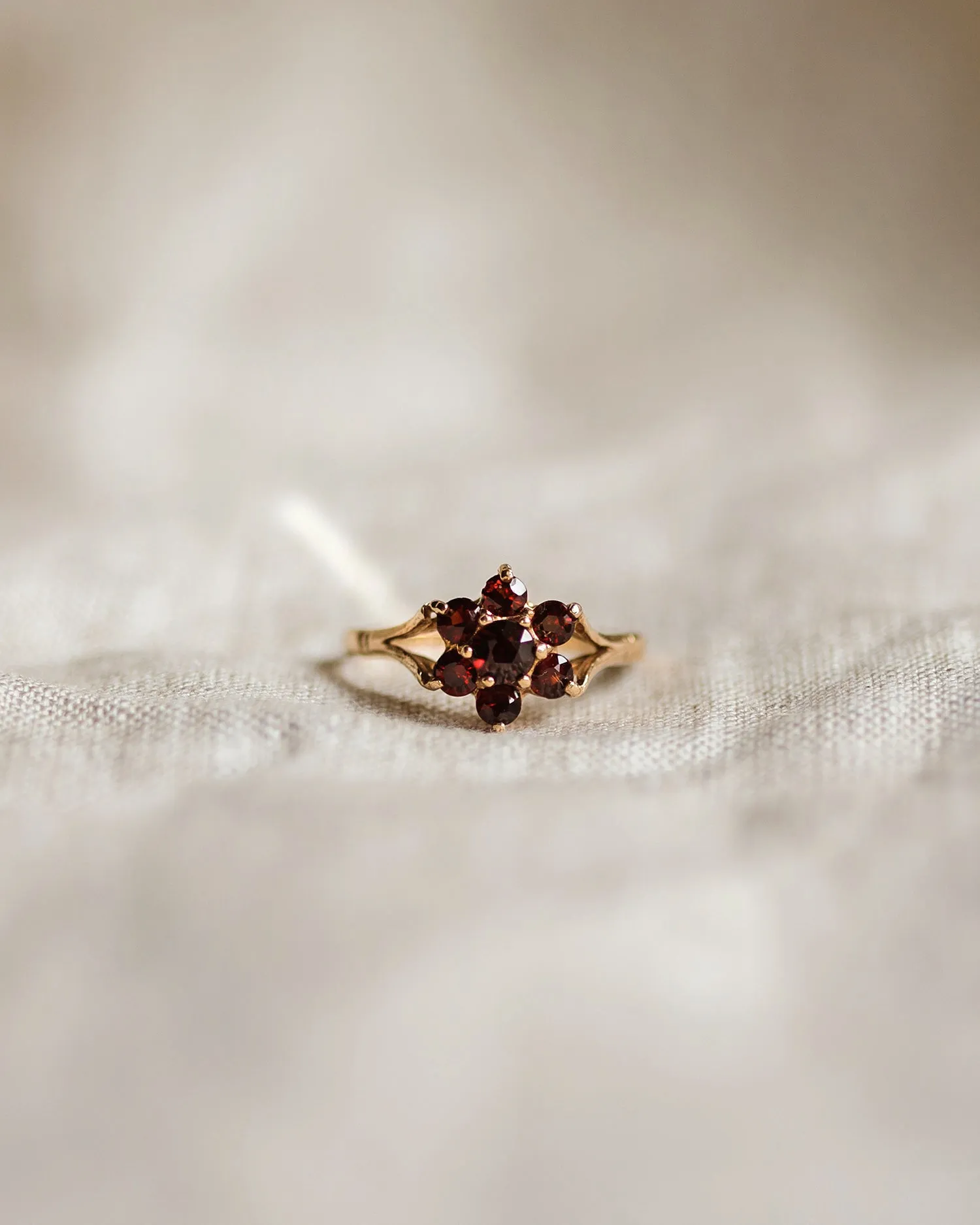 Lauretta 9ct Gold Garnet Ring sold by Rock n Rose product image thumbnail 2