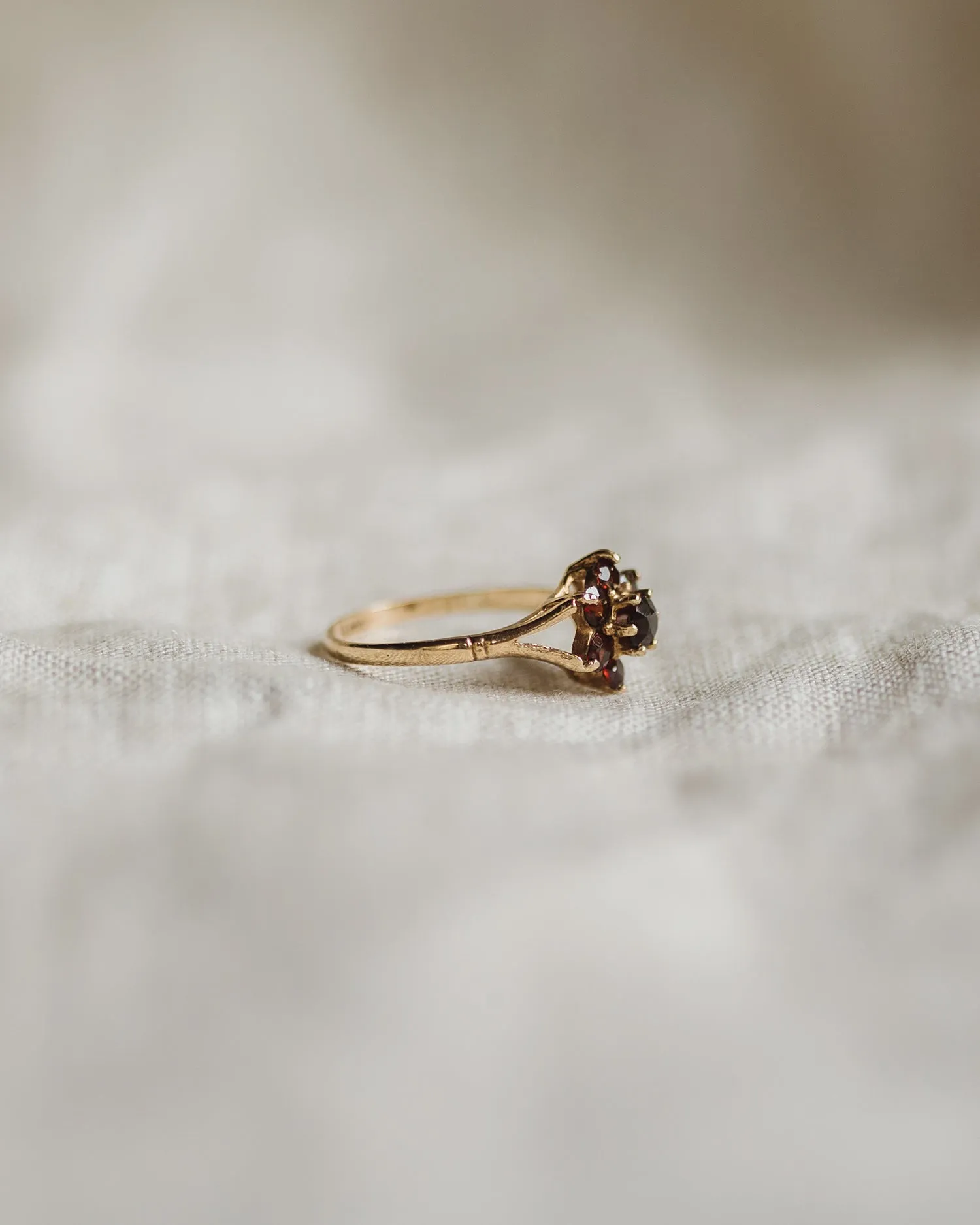 Lauretta 9ct Gold Garnet Ring sold by Rock n Rose product image thumbnail 3