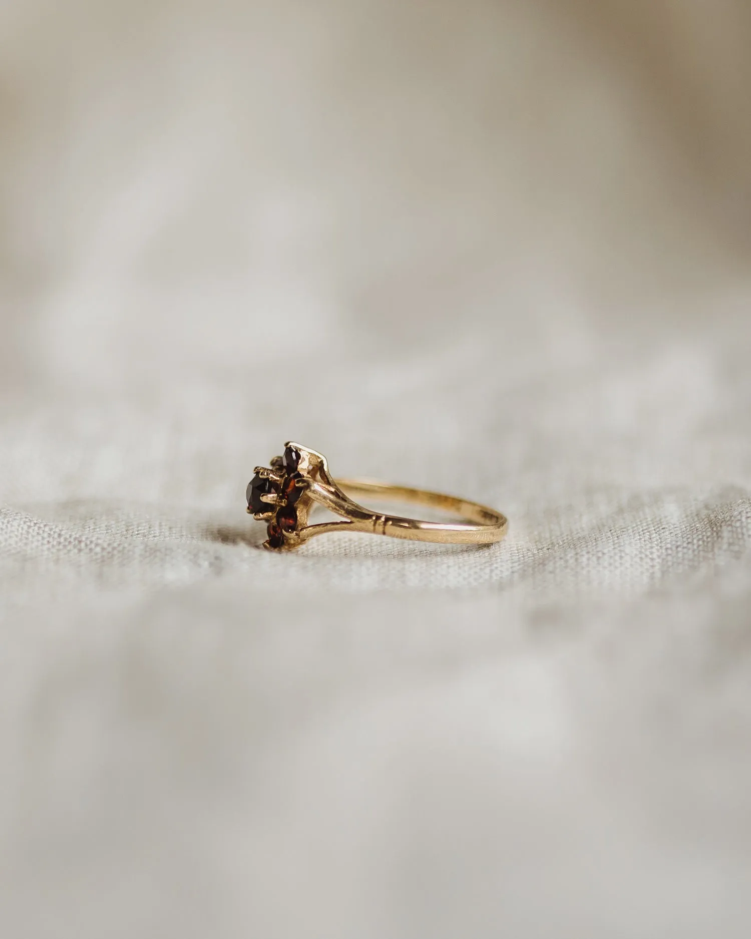 Lauretta 9ct Gold Garnet Ring sold by Rock n Rose product image thumbnail 5