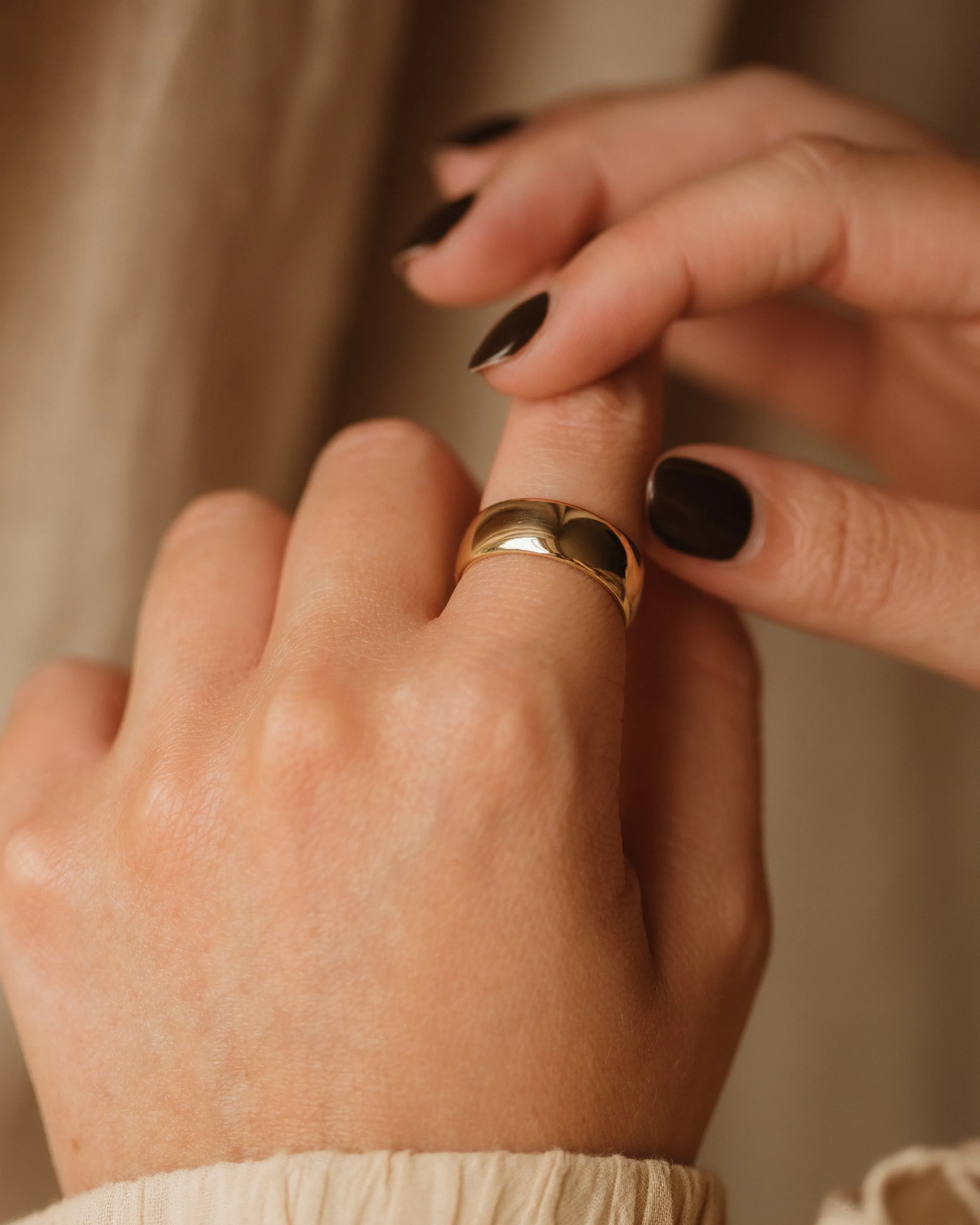 Constance 1964 9ct Gold Band Ring sold by Rock n Rose product image thumbnail 2