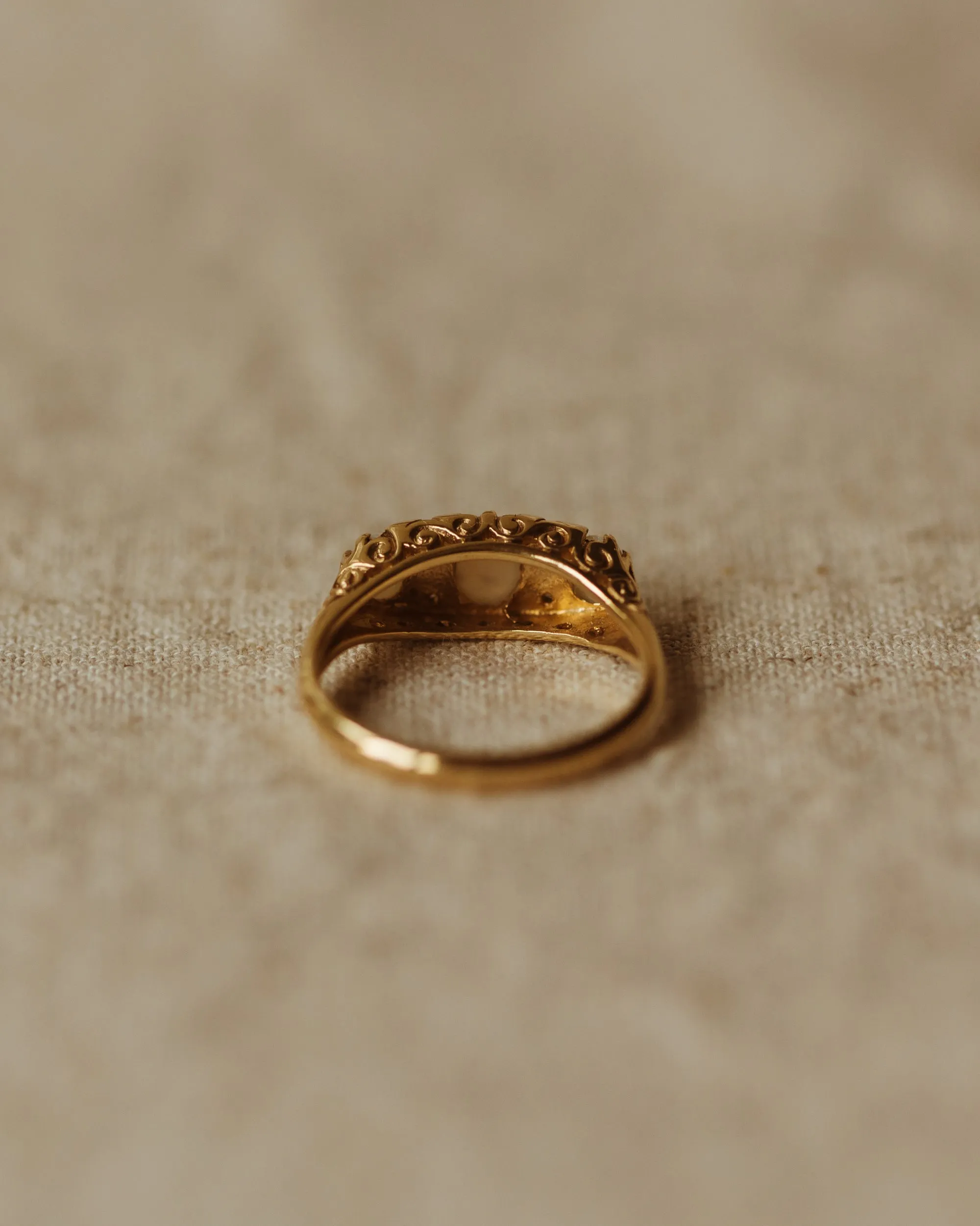 Alberta 1979 9ct Gold Opal & Diamond Ring sold by Rock n Rose product image thumbnail 5