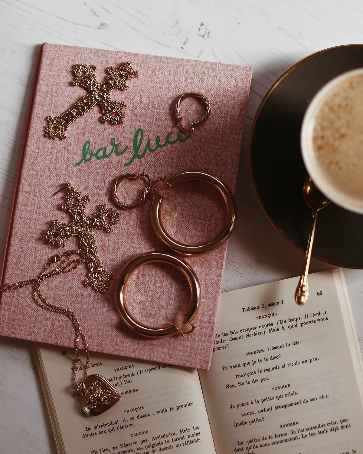 Maria Oversize Hoop Earrings sold by Rock n Rose product image thumbnail 4