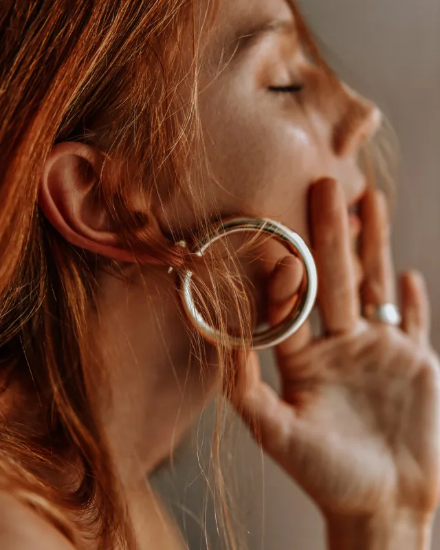 Maria Oversize Hoop Earrings sold by Rock n Rose
