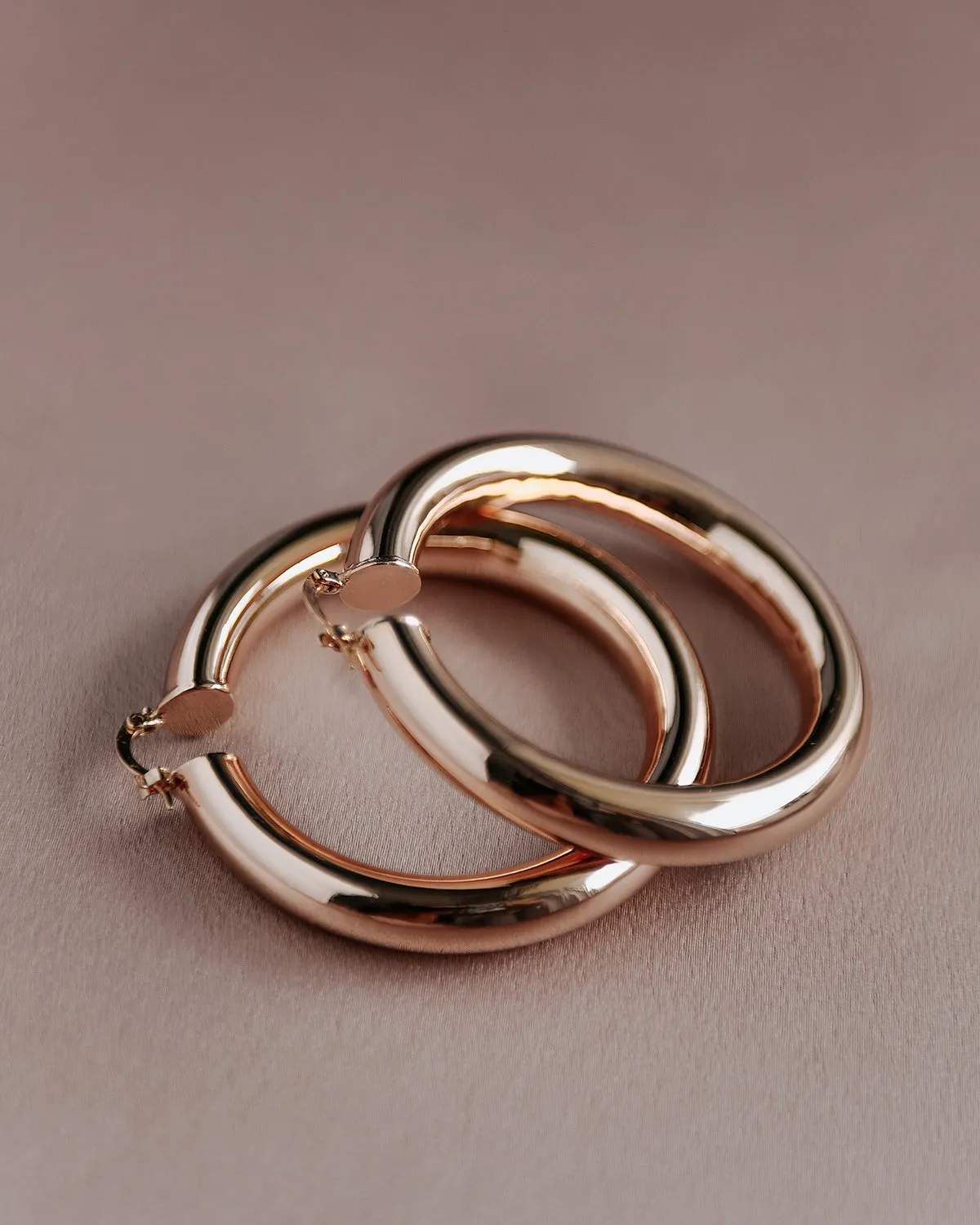 Maria Oversize Hoop Earrings sold by Rock n Rose product image thumbnail 3