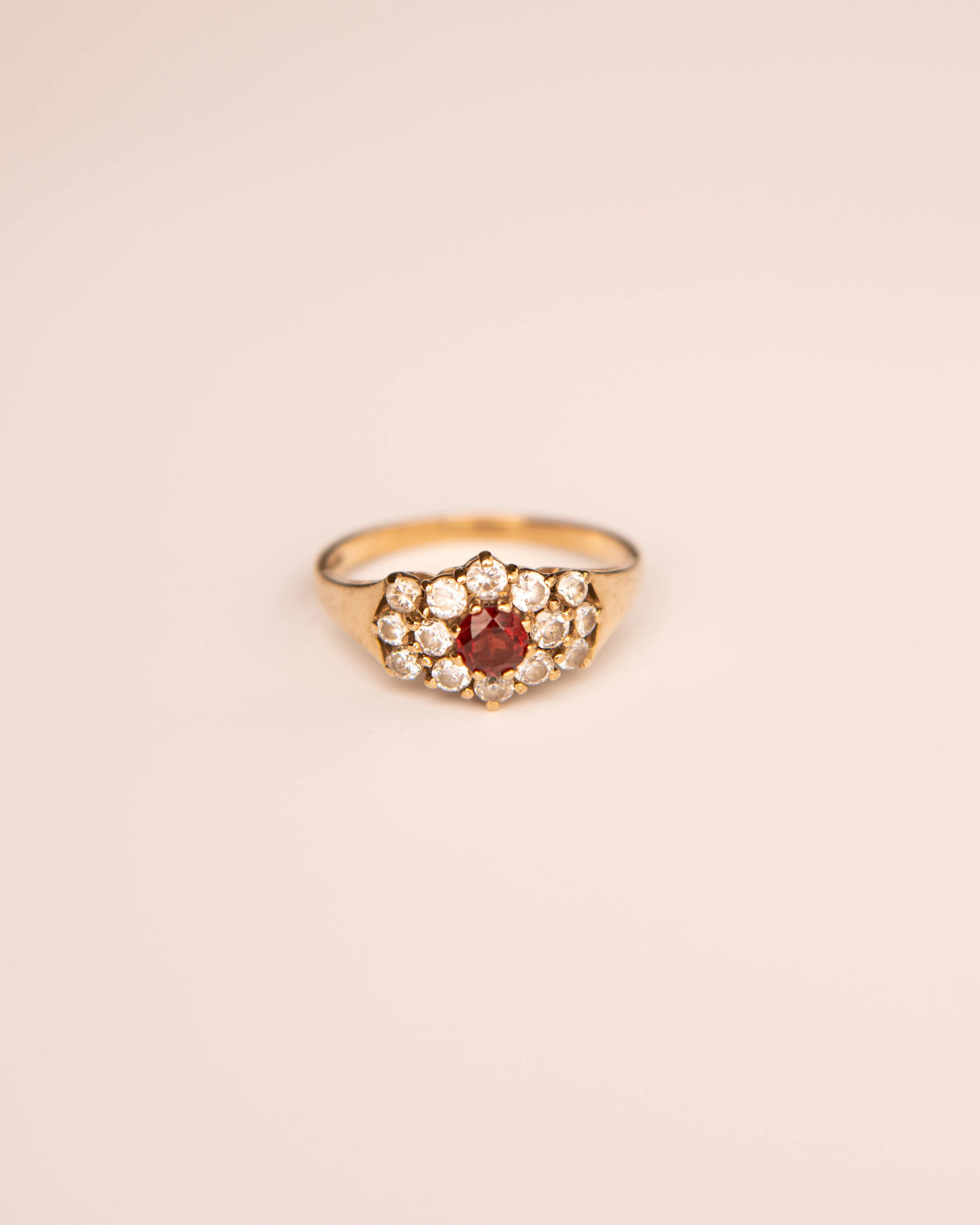 Fleur 9ct Gold Garnet Cluster Ring sold by Rock n Rose product image thumbnail 2