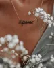 Aquarius Zodiac Nameplate Necklace sold by Rock n Rose