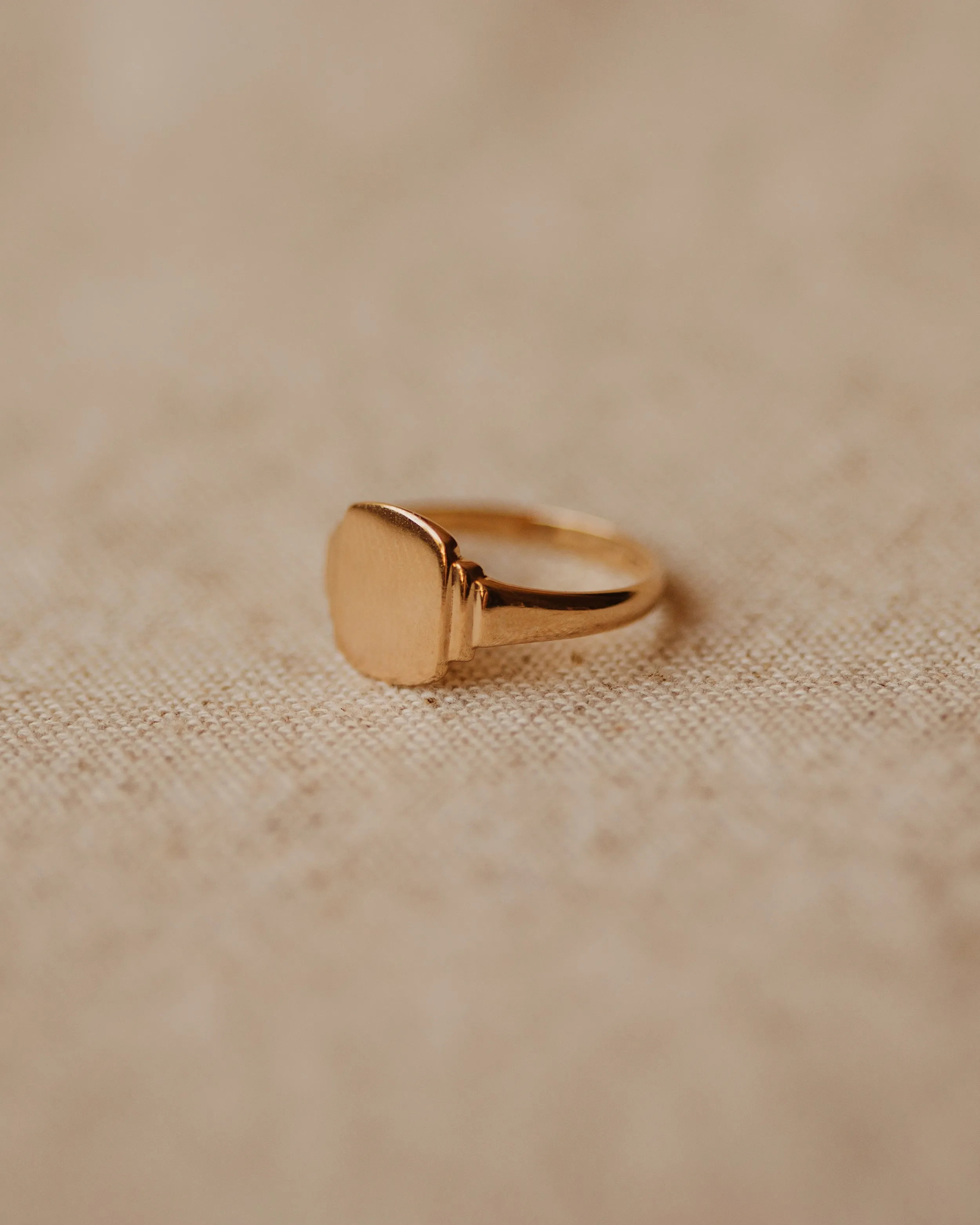 Clementine Vintage 9ct Gold Signet Ring sold by Rock n Rose product image thumbnail 2