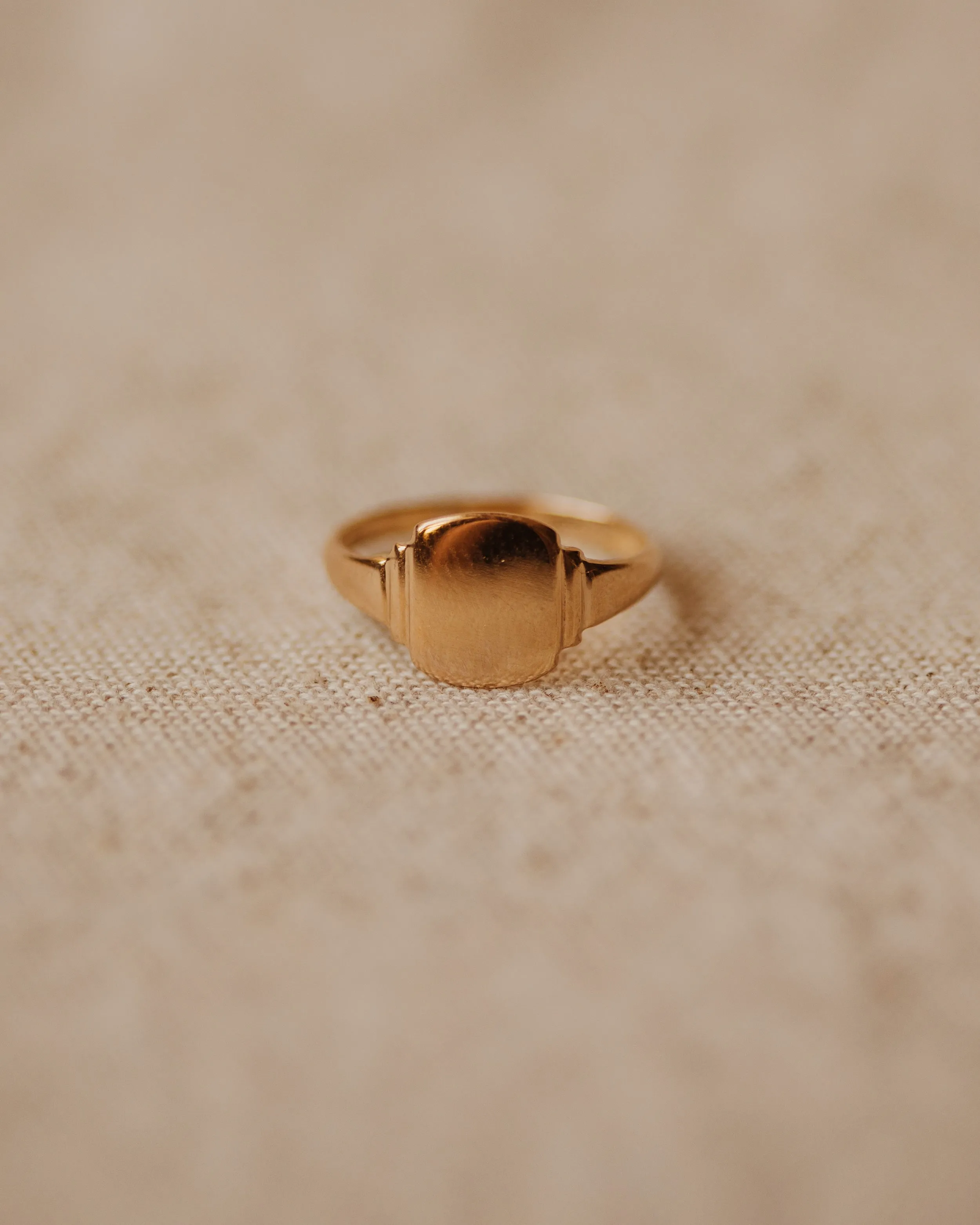 Clementine Vintage 9ct Gold Signet Ring sold by Rock n Rose product image thumbnail 3