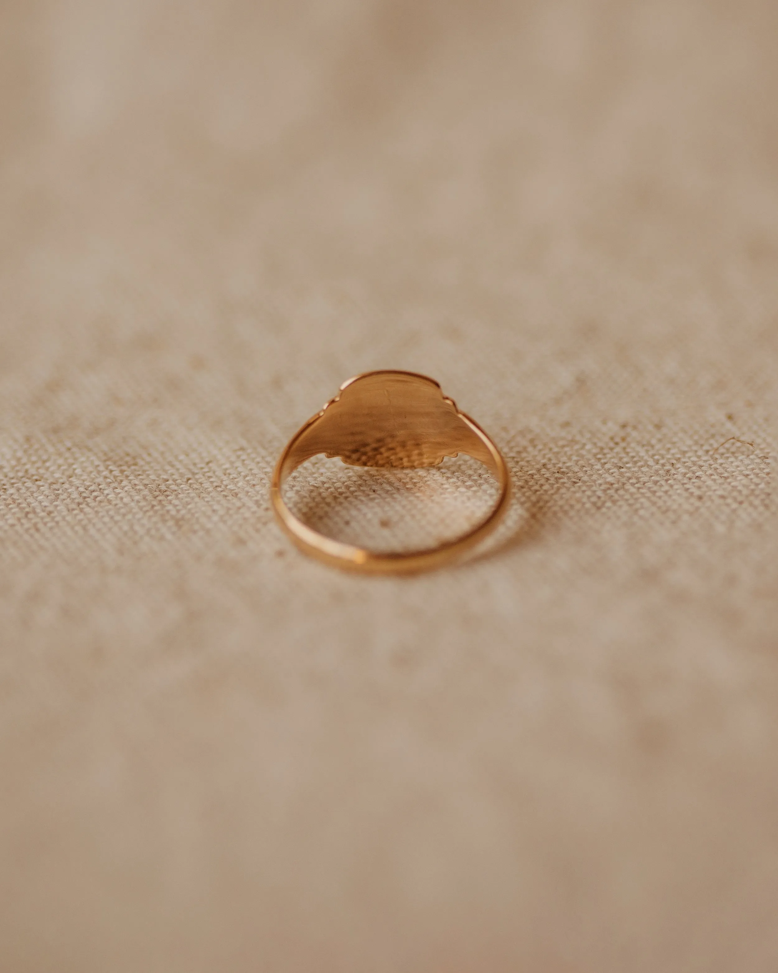 Clementine Vintage 9ct Gold Signet Ring sold by Rock n Rose product image thumbnail 4