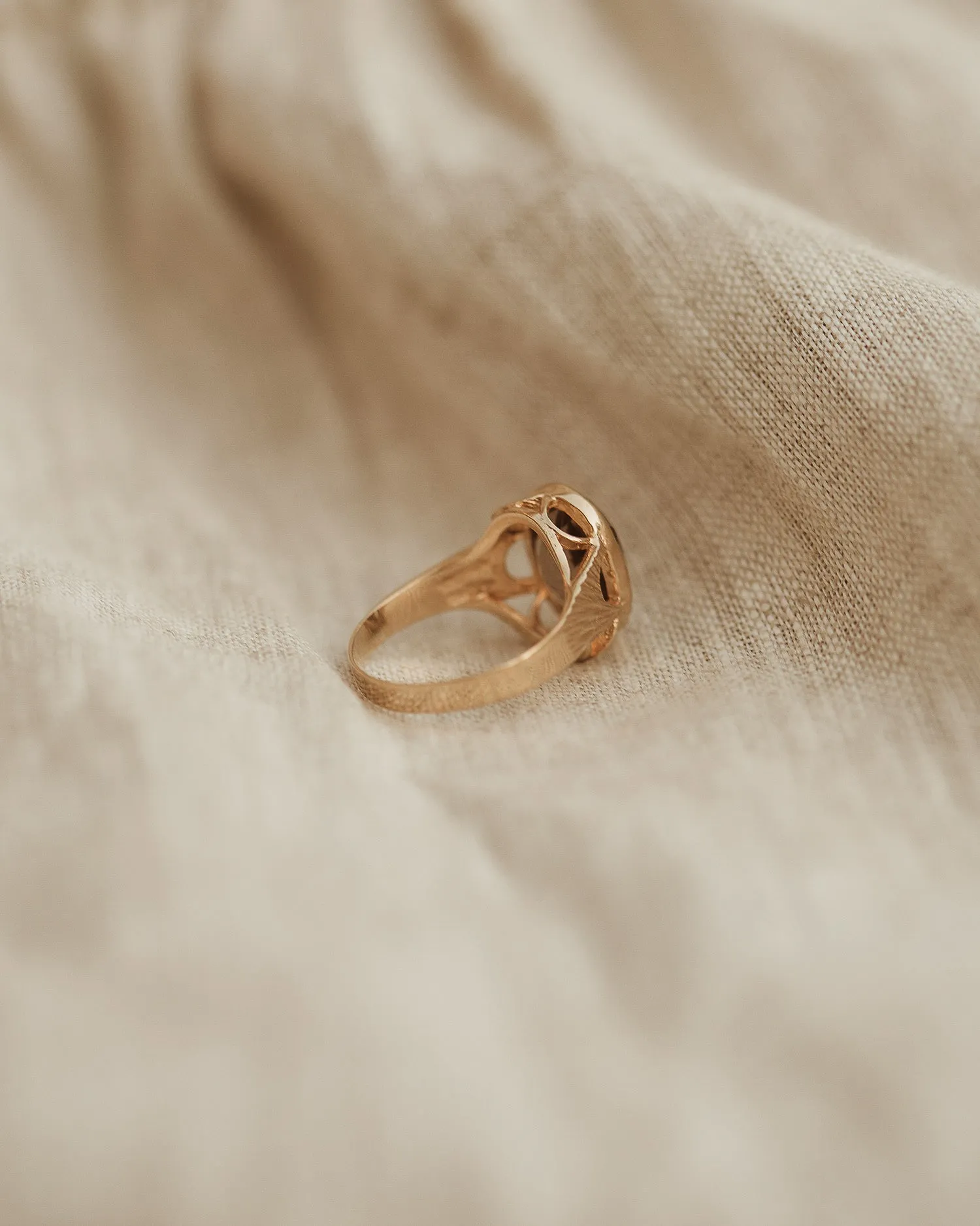 Joana 9ct Gold Smoky Quartz Ring sold by Rock n Rose product image thumbnail 4