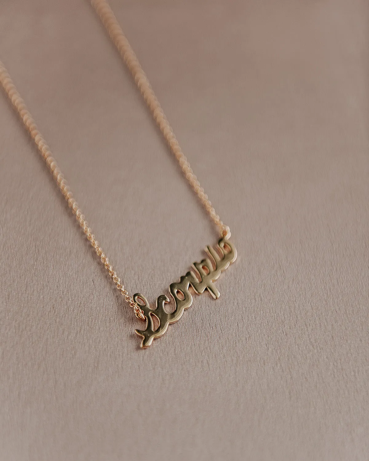 Scorpio Zodiac Nameplate Necklace sold by Rock n Rose product image thumbnail 3