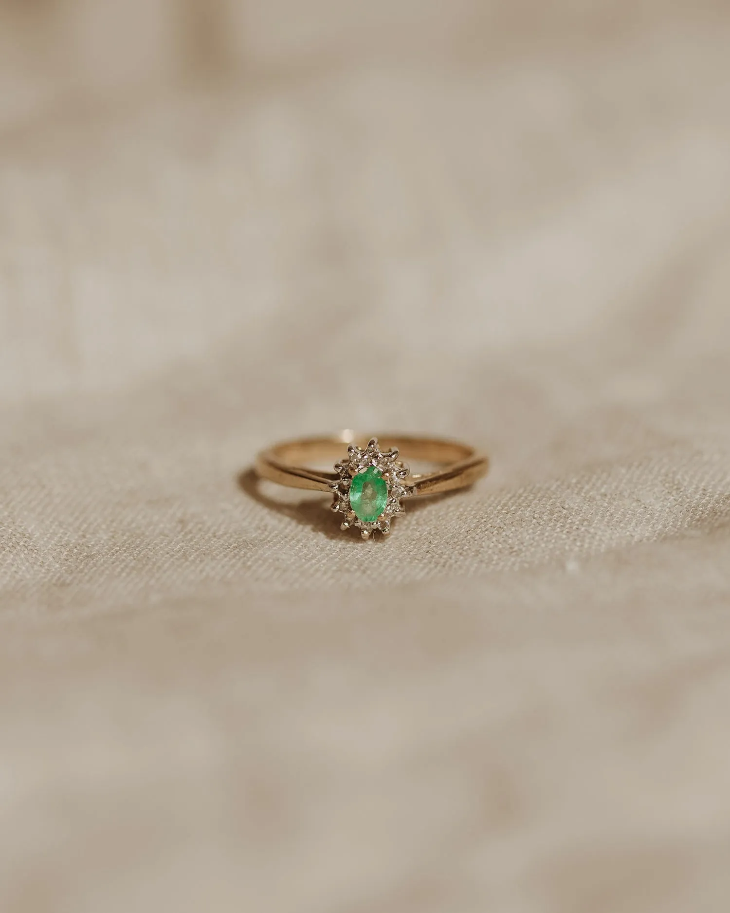 Ivy 9ct Gold Emerald Ring sold by Rock n Rose product image thumbnail 2