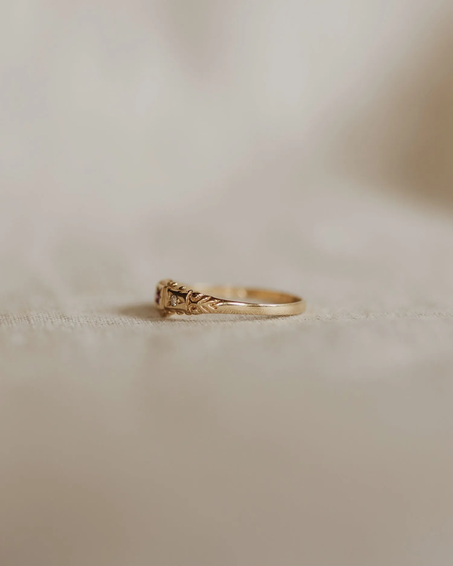 Hazel 9ct Gold Amethyst Ring sold by Rock n Rose product image thumbnail 4