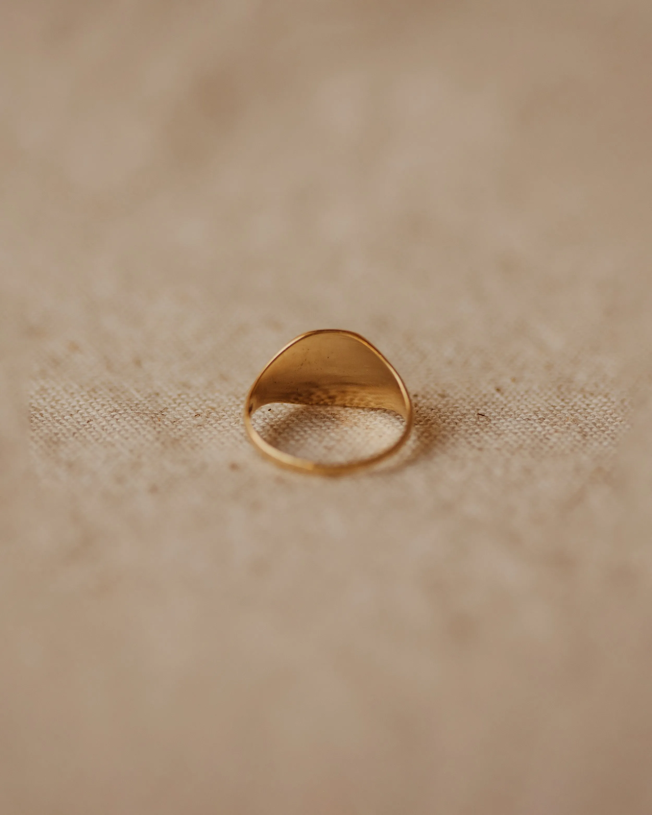 Marialice Vintage 9ct Gold Pinky Signet Ring sold by Rock n Rose product image thumbnail 4