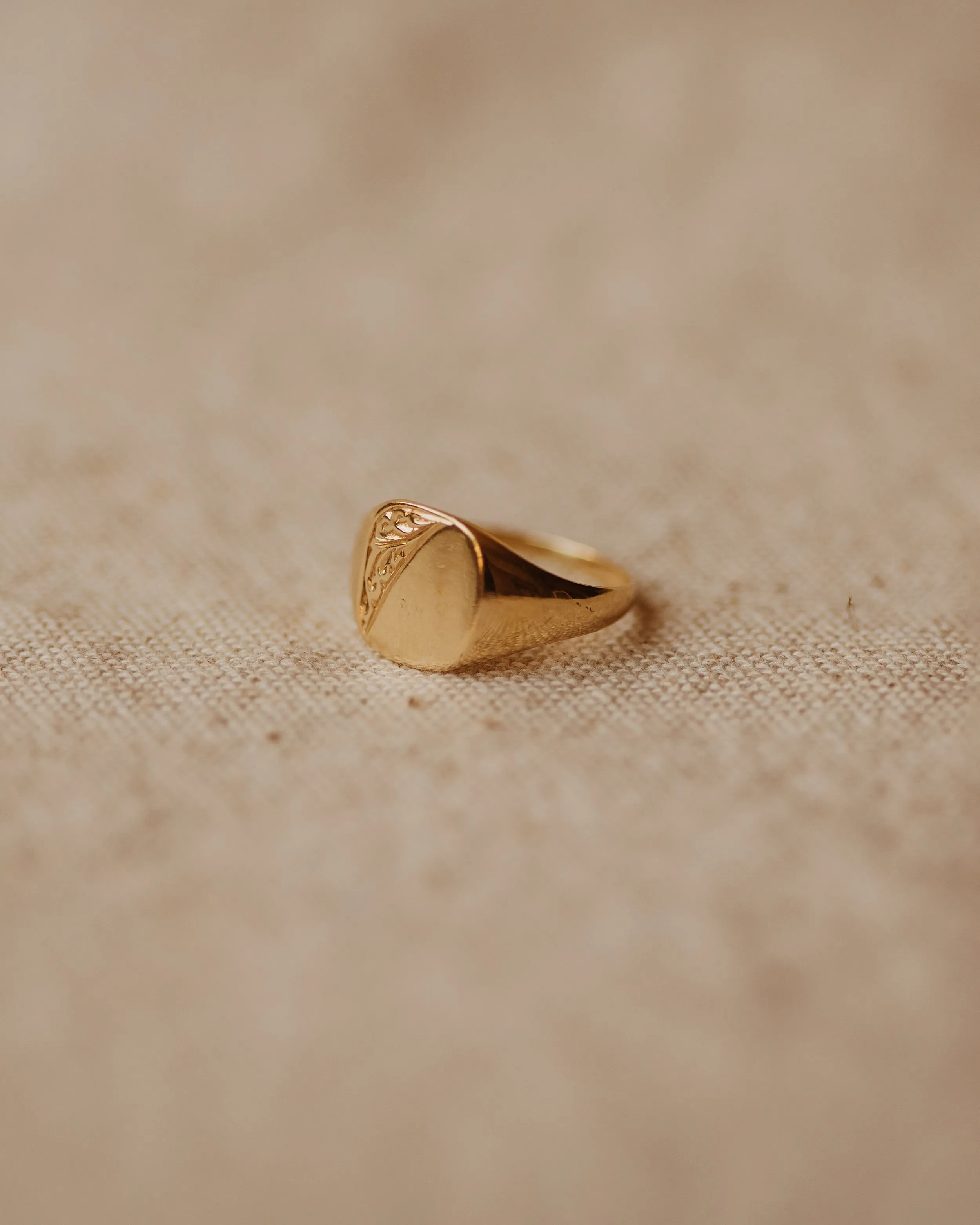 Marialice Vintage 9ct Gold Pinky Signet Ring sold by Rock n Rose