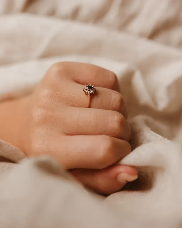 Bertha 9ct Gold Sapphire Ring sold by Rock n Rose