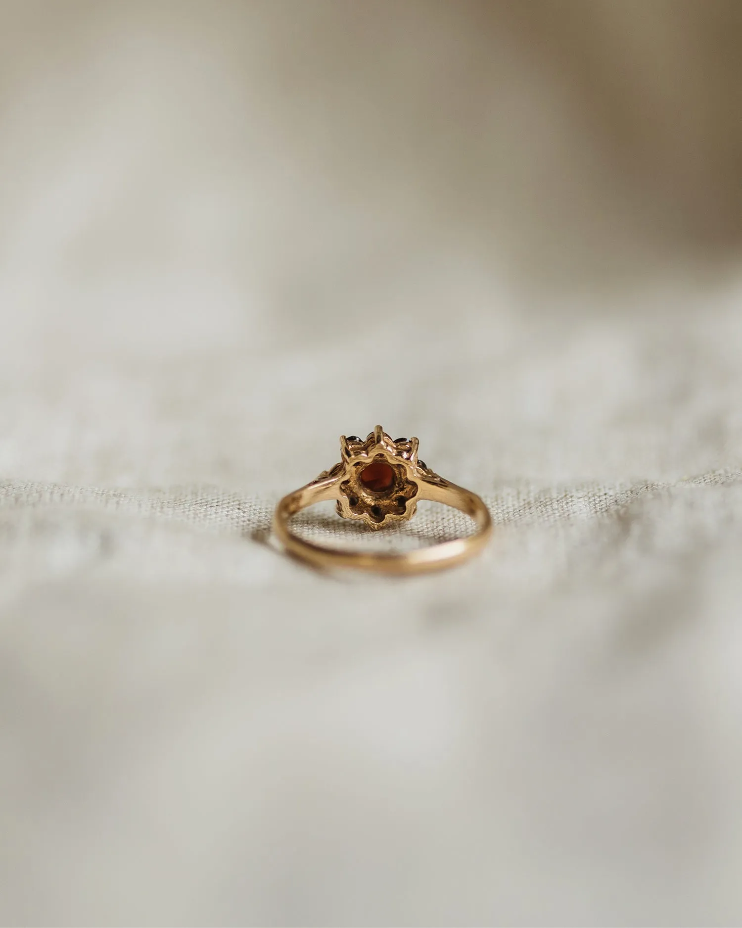 Marceline 9ct Gold Garnet Ring sold by Rock n Rose product image thumbnail 4