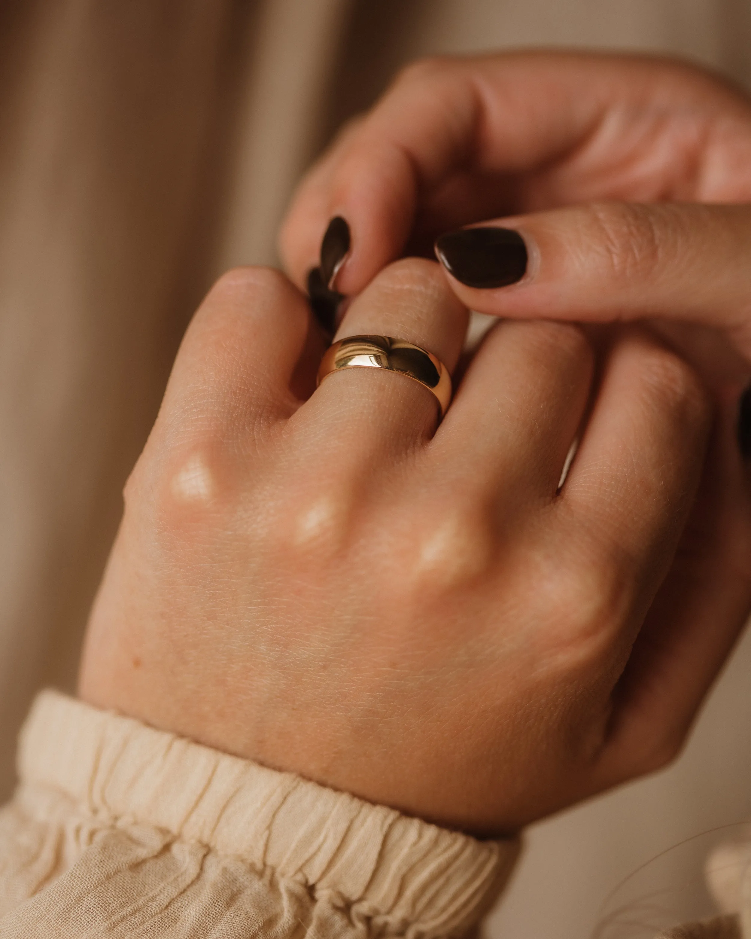 Sophia 1982 9ct Gold Band Ring sold by Rock n Rose