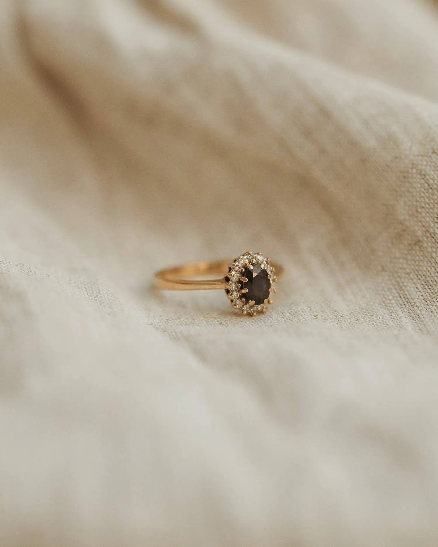 Violet 9ct Gold Sapphire & Diamond Ring sold by Rock n Rose product image thumbnail 3