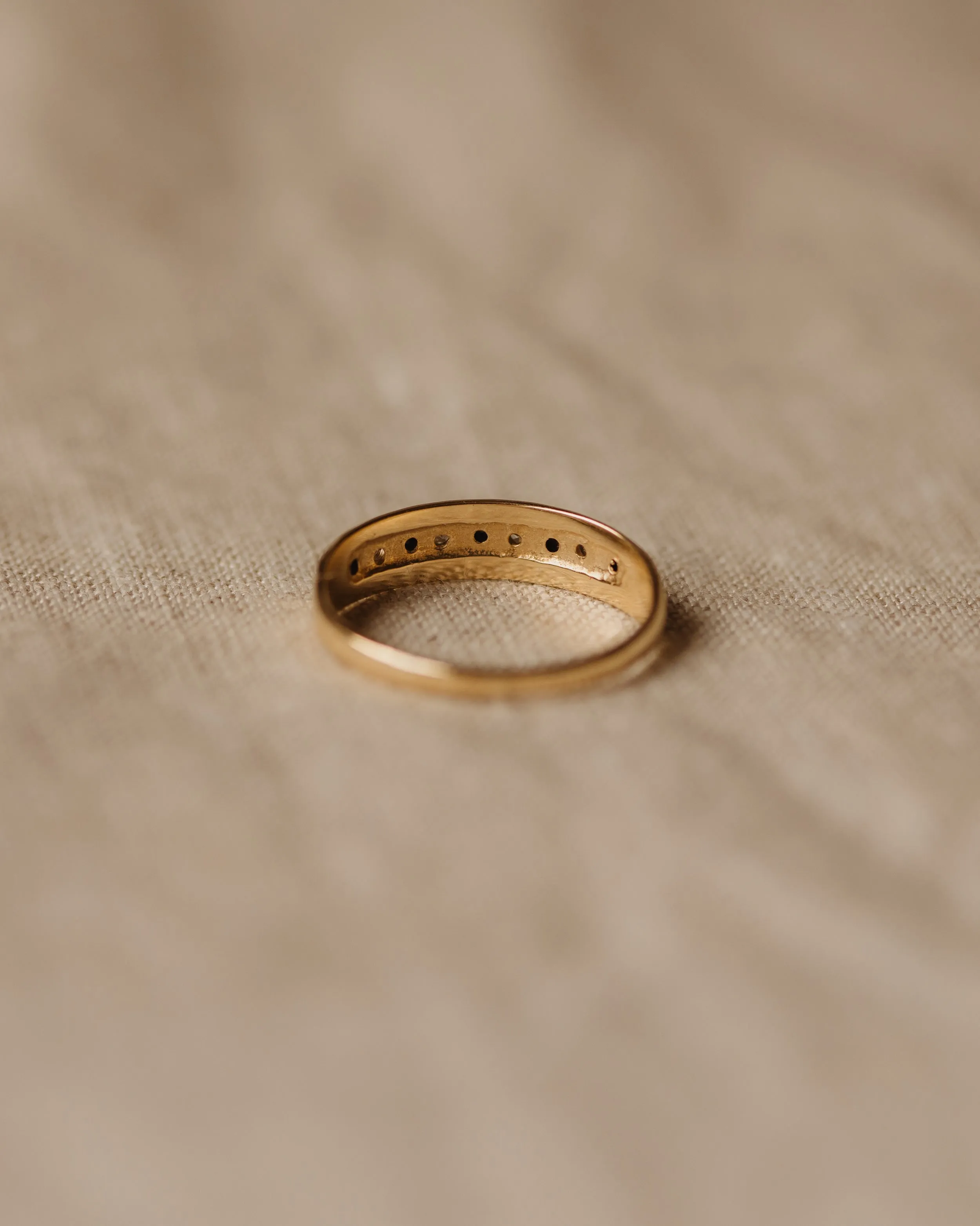 Darcy 1991 9ct Gold Sapphire & Diamond Ring sold by Rock n Rose product image thumbnail 4