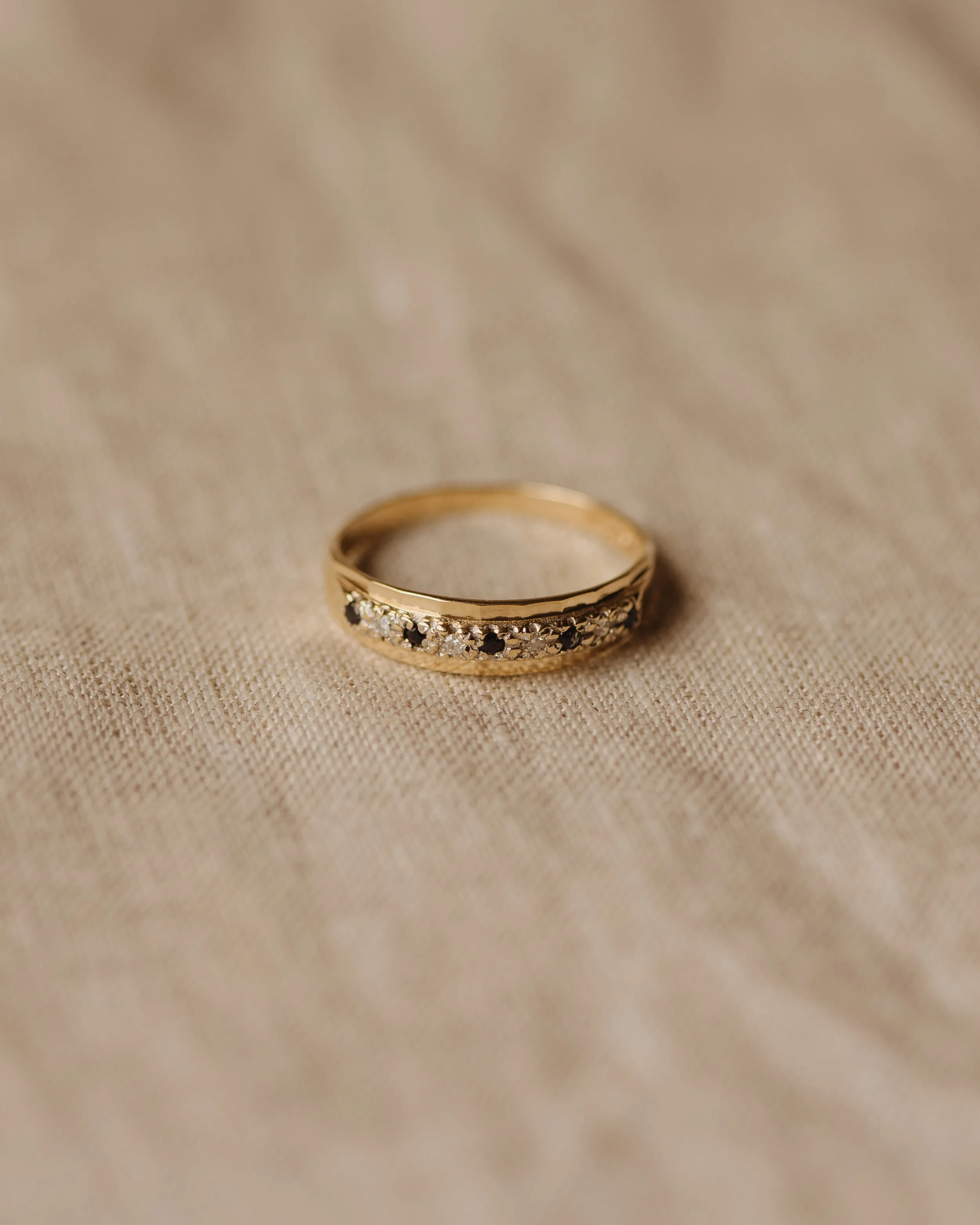 Darcy 1991 9ct Gold Sapphire & Diamond Ring sold by Rock n Rose