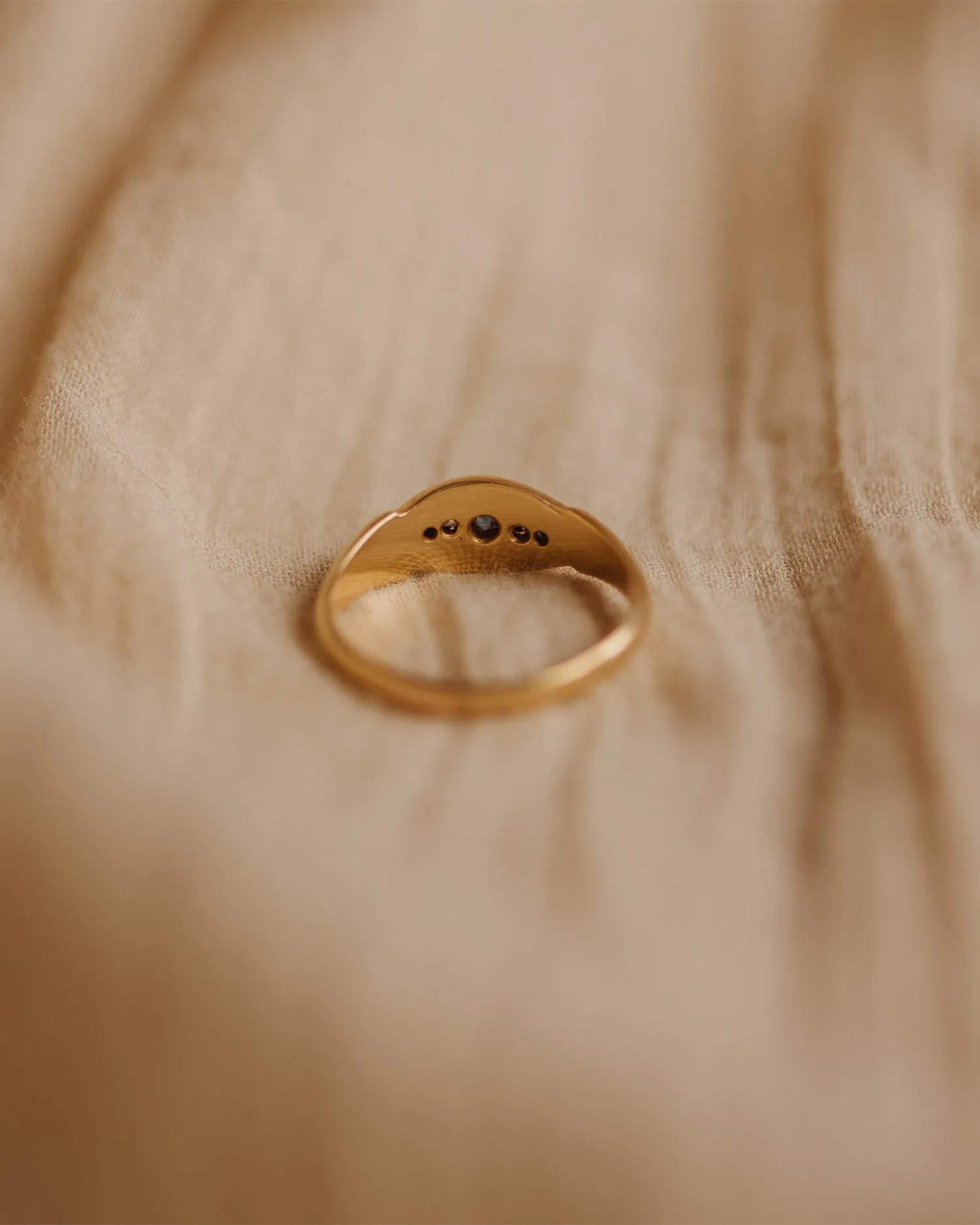 Susie 1902 18ct Gold Antique Sapphire & Diamond Ring sold by Rock n Rose product image thumbnail 4