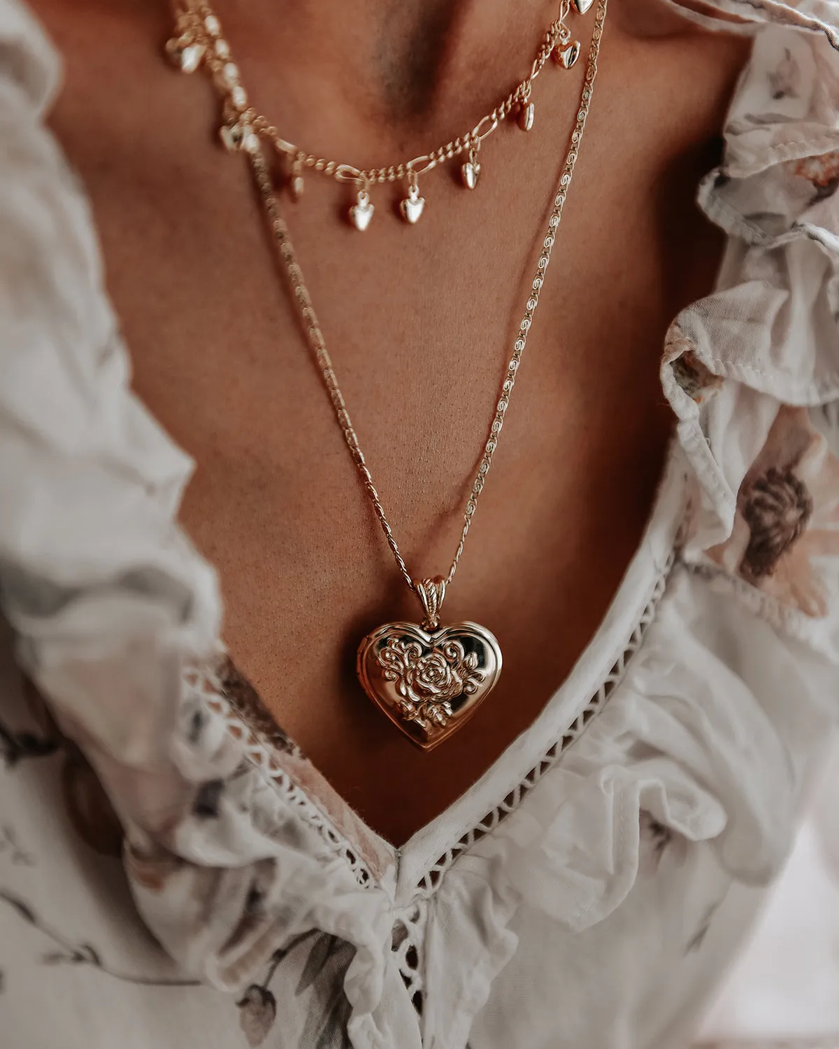 Valentina Heart Locket Necklace sold by Rock n Rose product image thumbnail 4