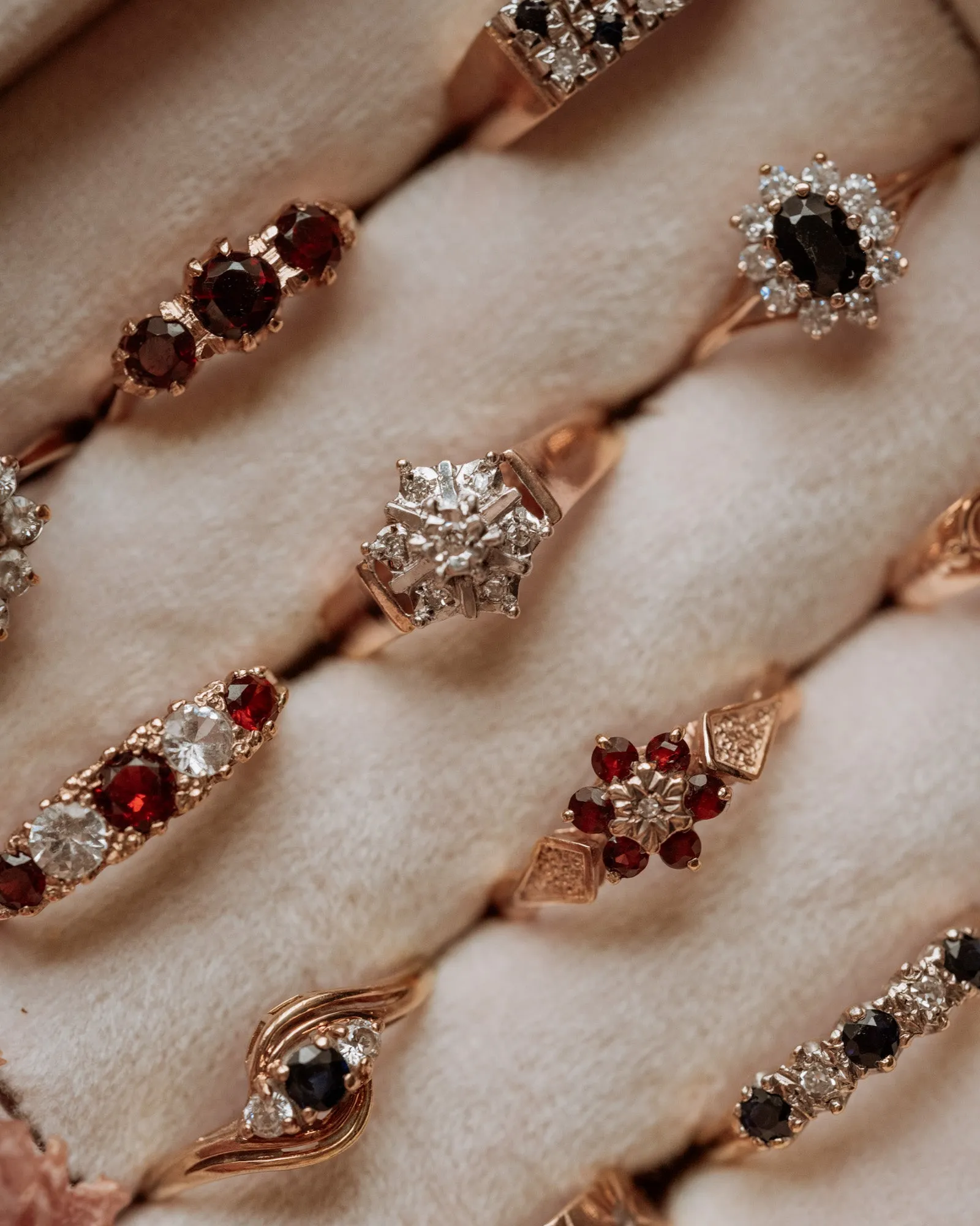 Hazel 9ct Gold Garnet Ring sold by Rock n Rose product image thumbnail 2