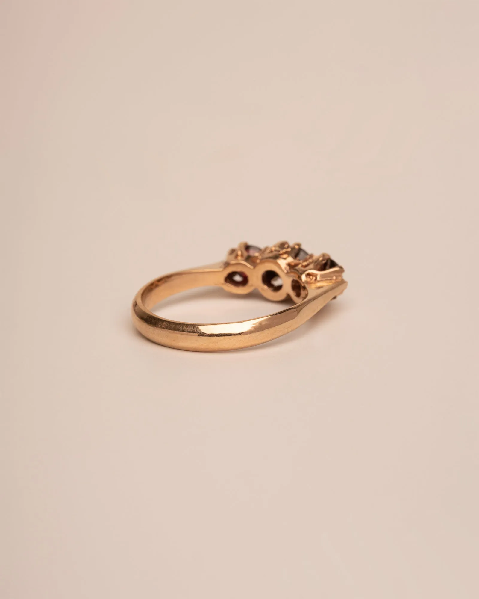 Hazel 9ct Gold Garnet Ring sold by Rock n Rose product image thumbnail 4