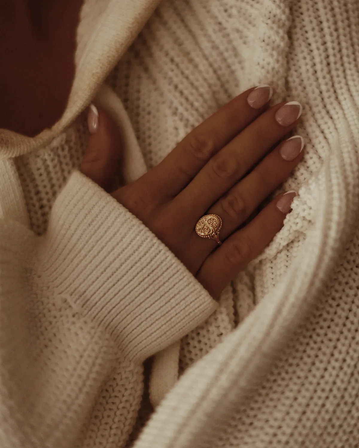 Claudia Gold Vermeil Locket Ring sold by Rock n Rose product image thumbnail 3