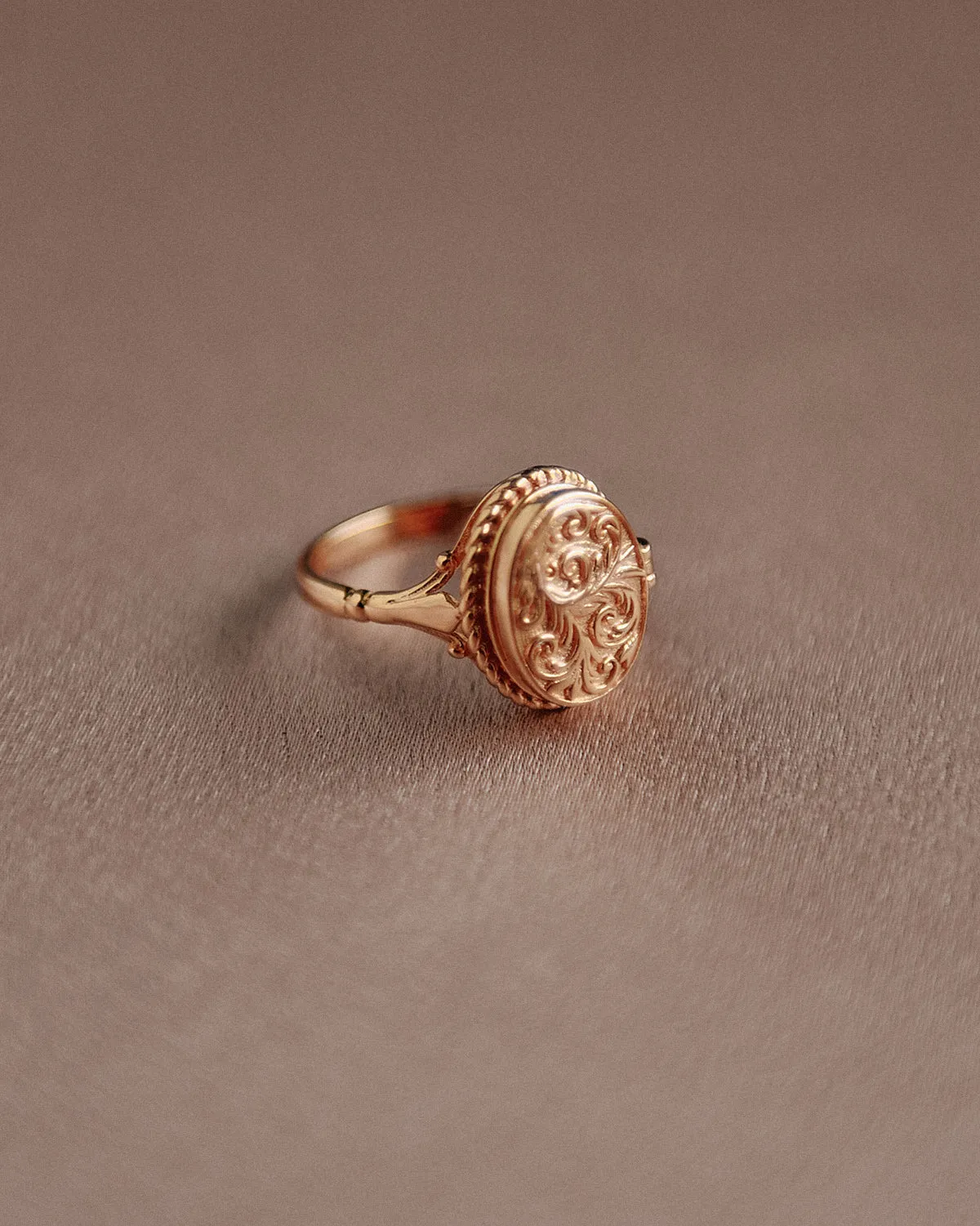 Claudia Gold Vermeil Locket Ring sold by Rock n Rose product image thumbnail 5