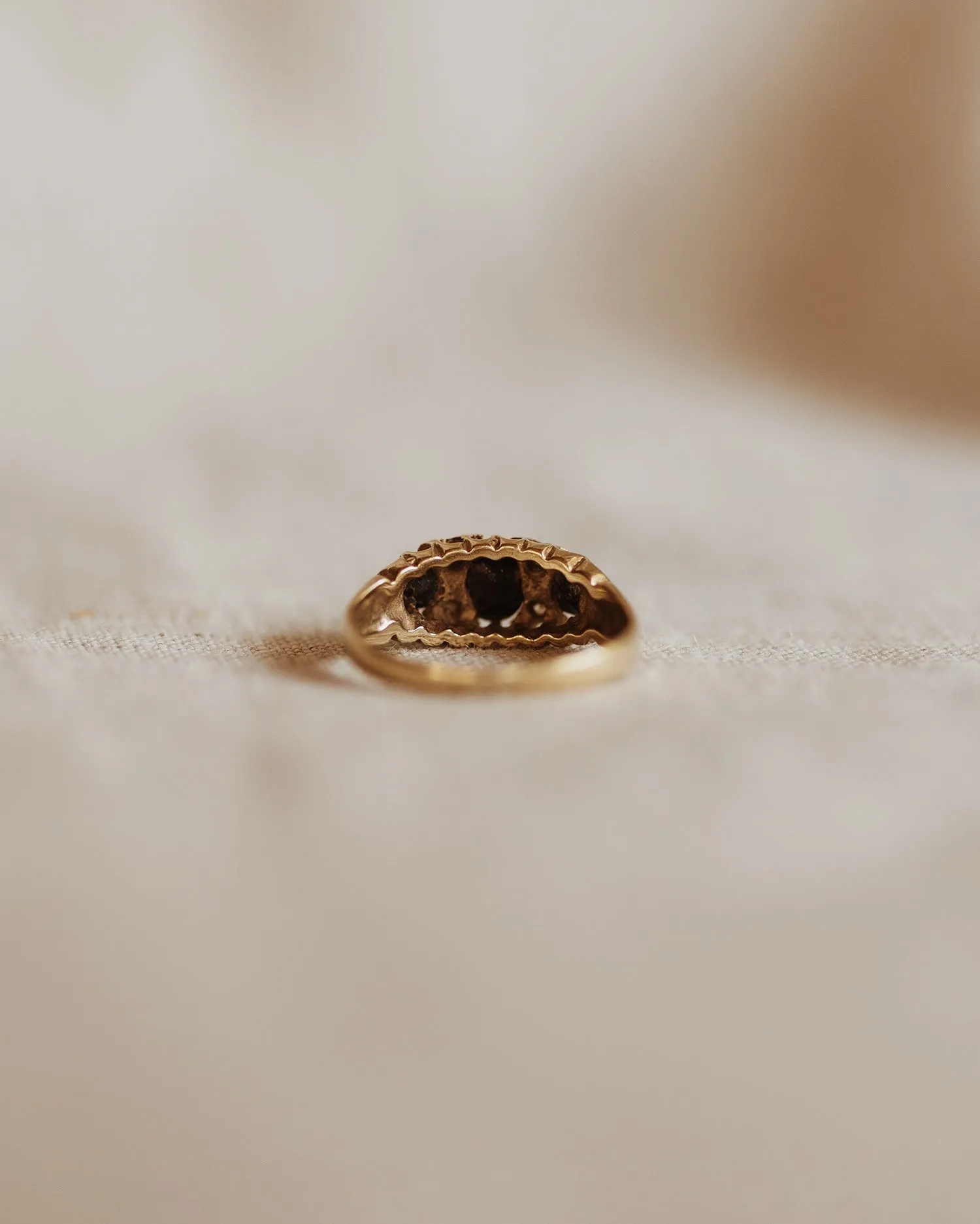 Adelaide 9ct Gold Sapphire & Diamond Ring sold by Rock n Rose product image thumbnail 4