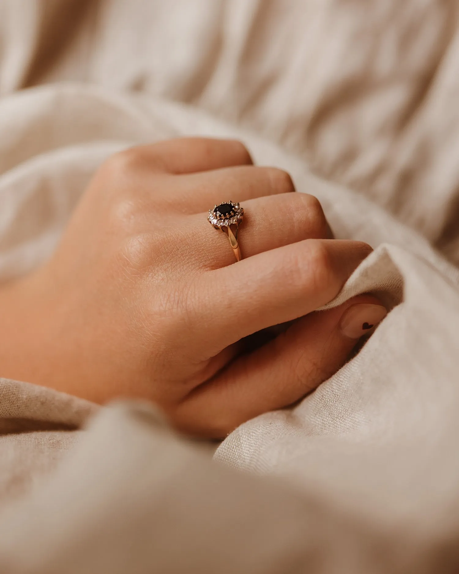 Alice 9ct Gold Sapphire Ring sold by Rock n Rose