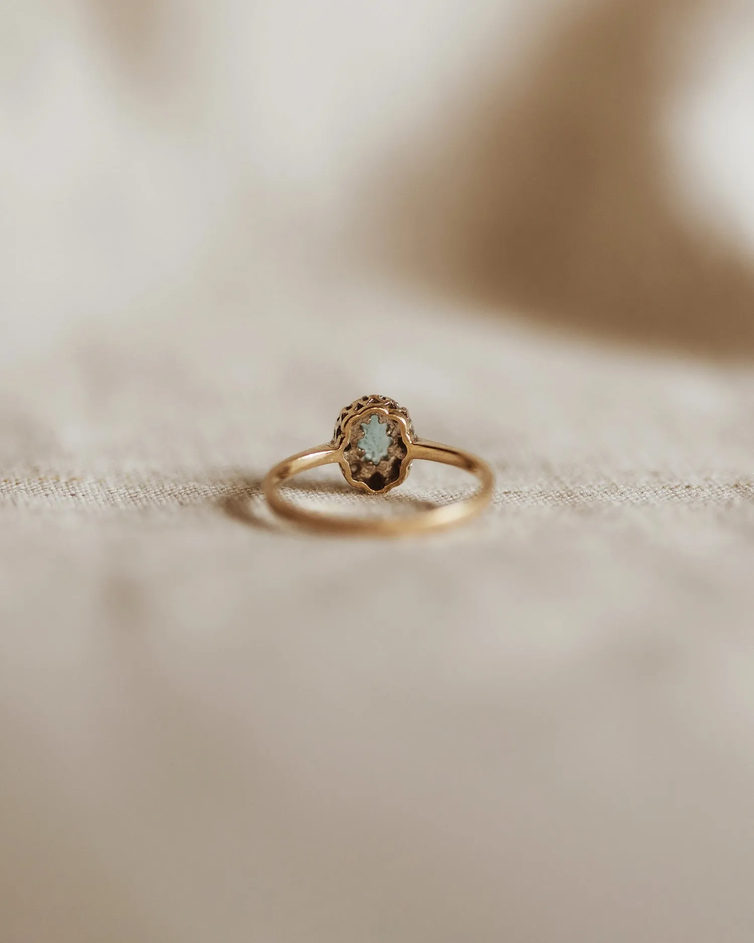 Ossie 9ct Gold Blue Topaz Ring sold by Rock n Rose product image thumbnail 4