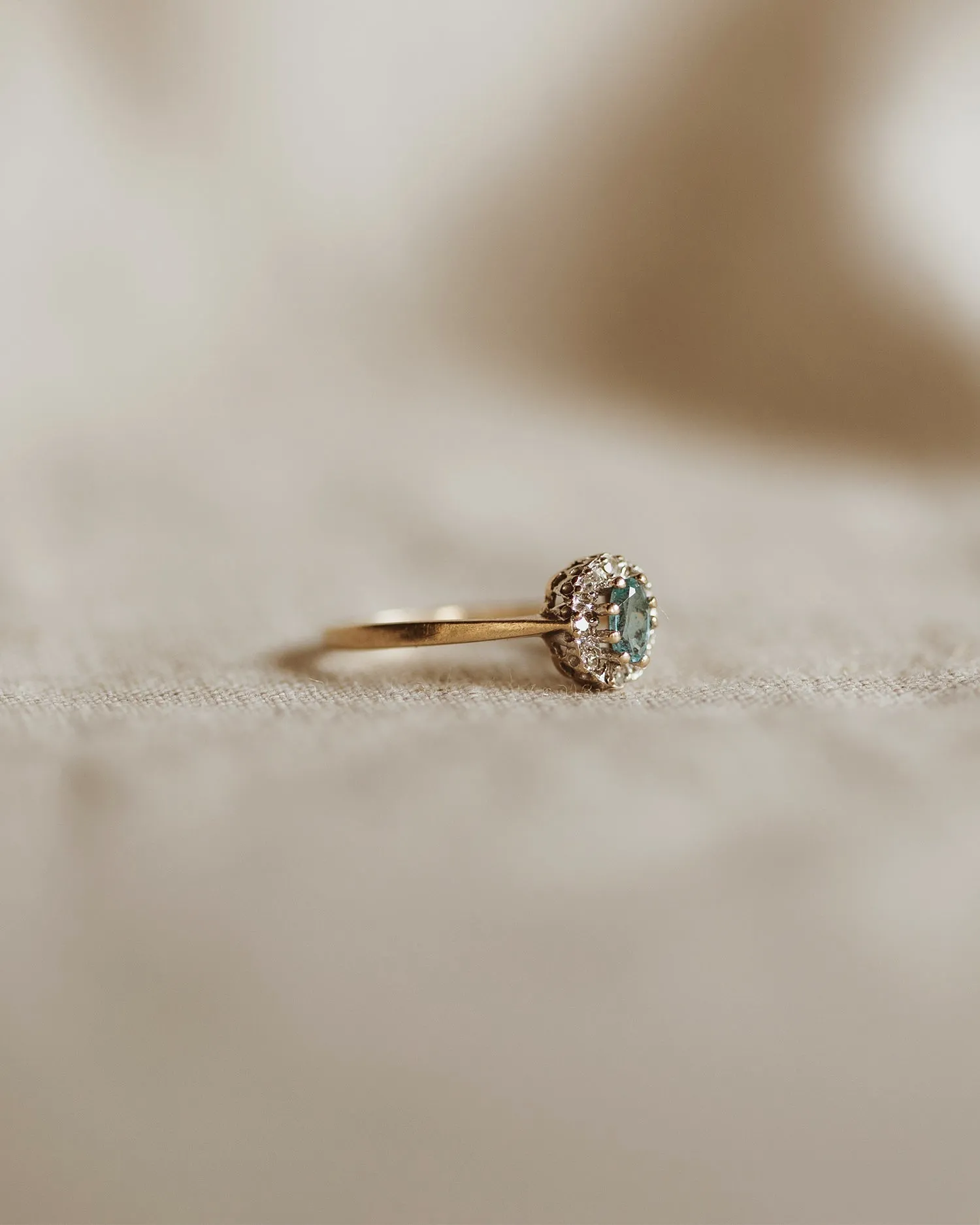 Ossie 9ct Gold Blue Topaz Ring sold by Rock n Rose product image thumbnail 3