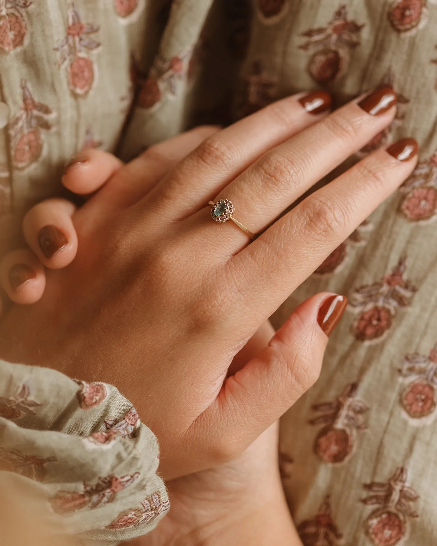 Ossie 9ct Gold Blue Topaz Ring sold by Rock n Rose product image thumbnail 2