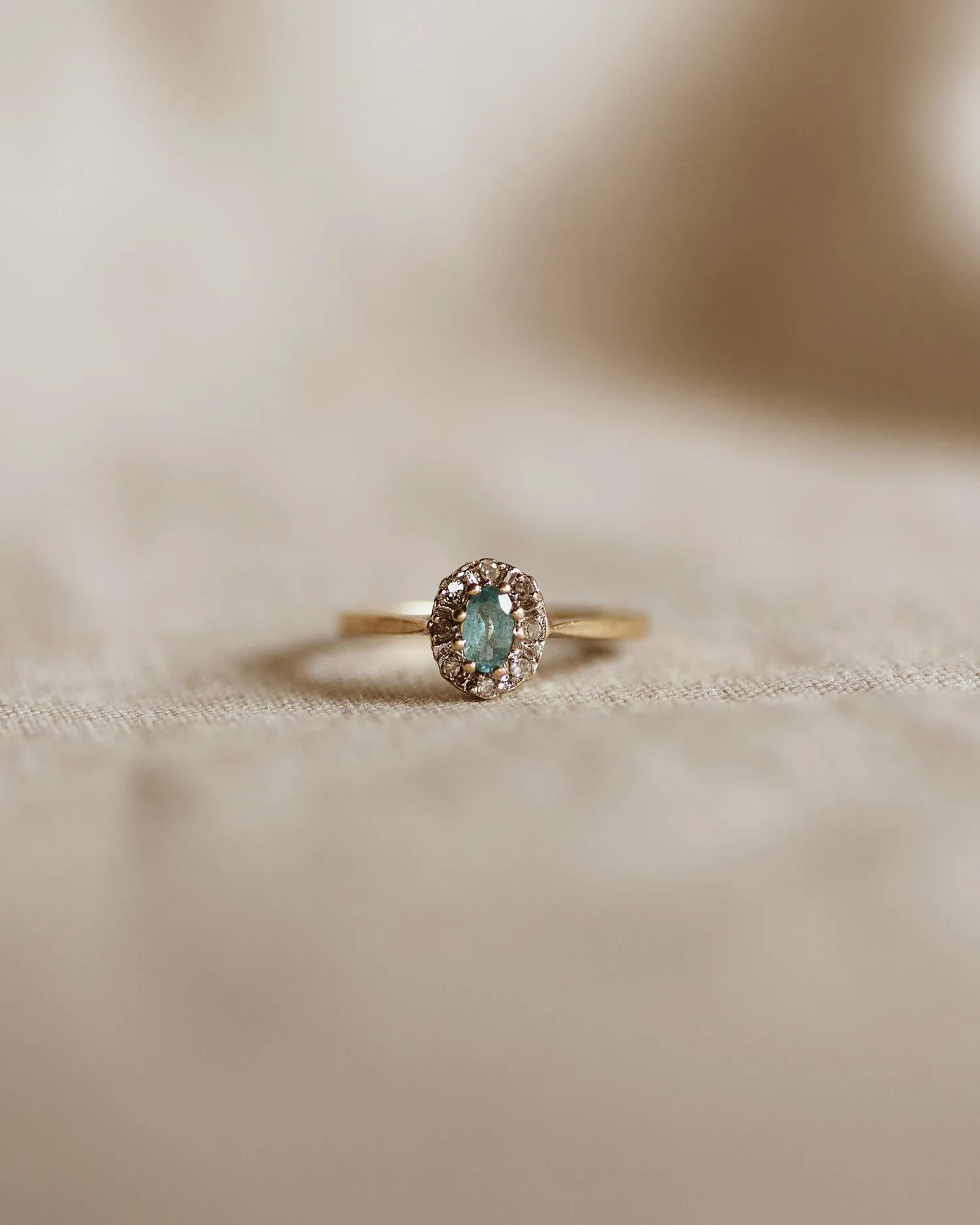 Ossie 9ct Gold Blue Topaz Ring sold by Rock n Rose