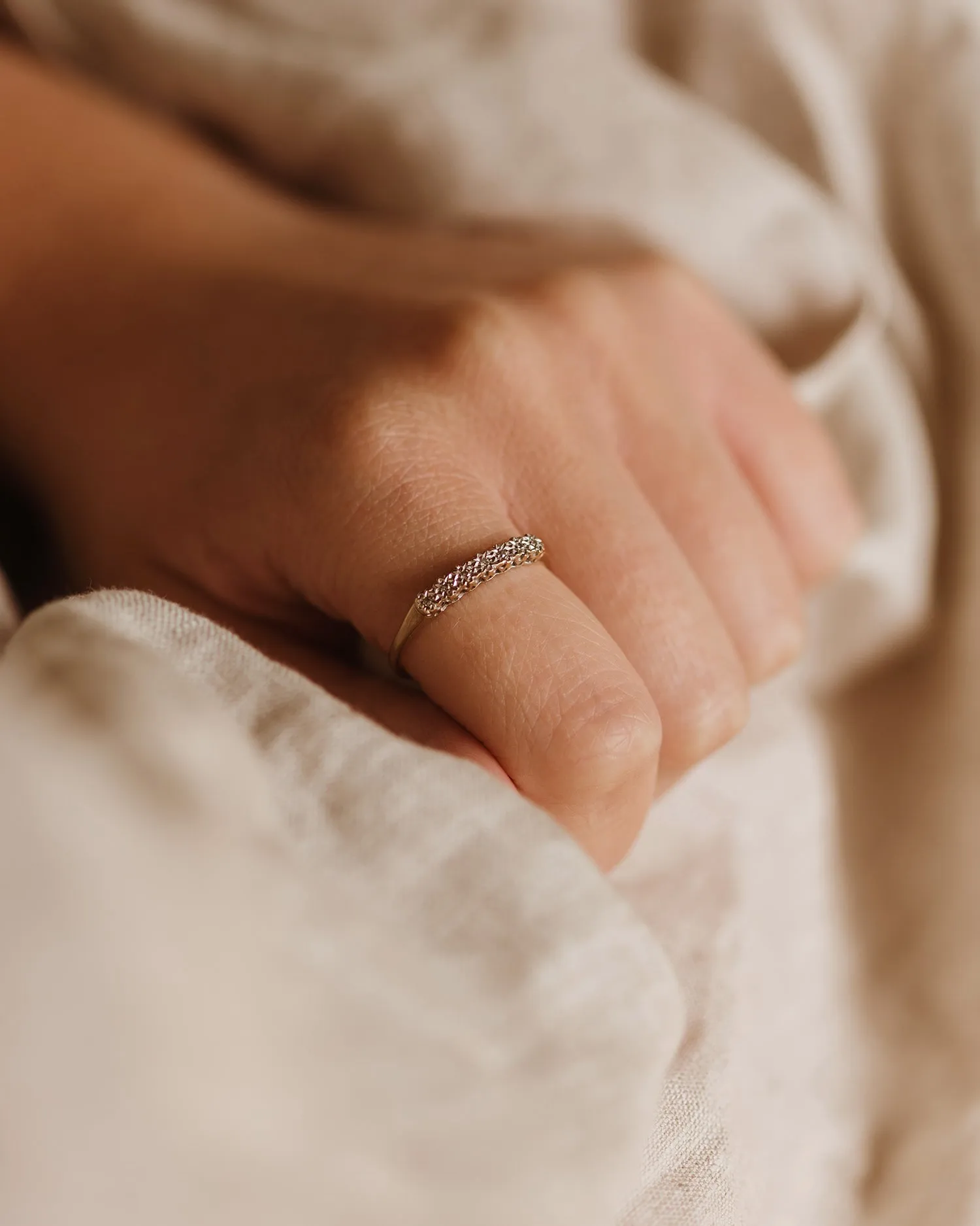 Josephine 9ct Gold Diamond Ring sold by Rock n Rose product image thumbnail 2