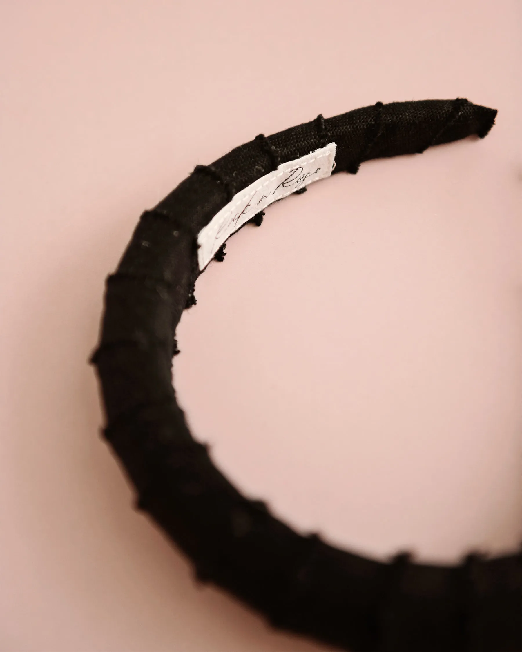 Alice Black Linen Headband sold by Rock n Rose product image thumbnail 4