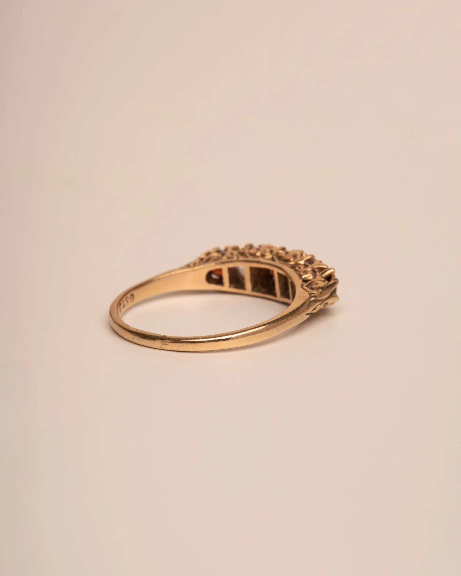 Ernestine 9ct Gold Garnet Ring sold by Rock n Rose product image thumbnail 4