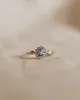 Francine 9ct Gold Aquamarine & Diamond Ring sold by Rock n Rose