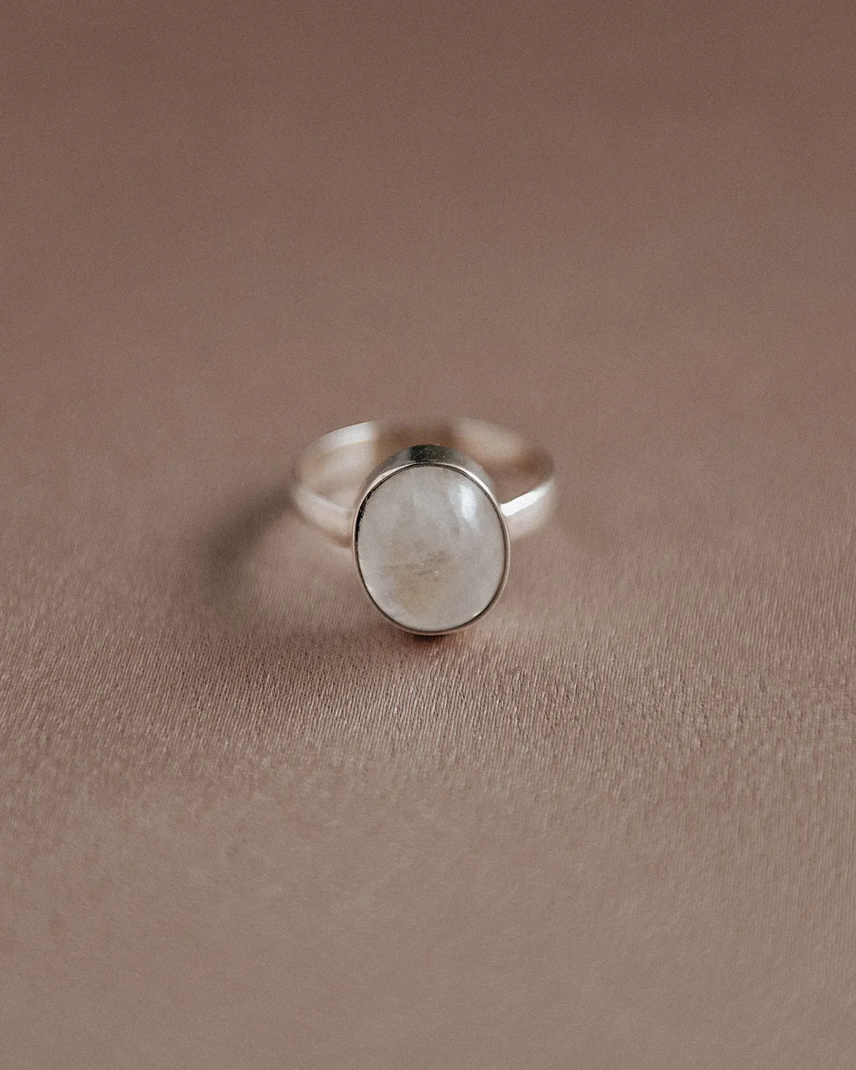 Ebba Sterling Silver Gemstone Ring - Moonstone sold by Rock n Rose product image thumbnail 2
