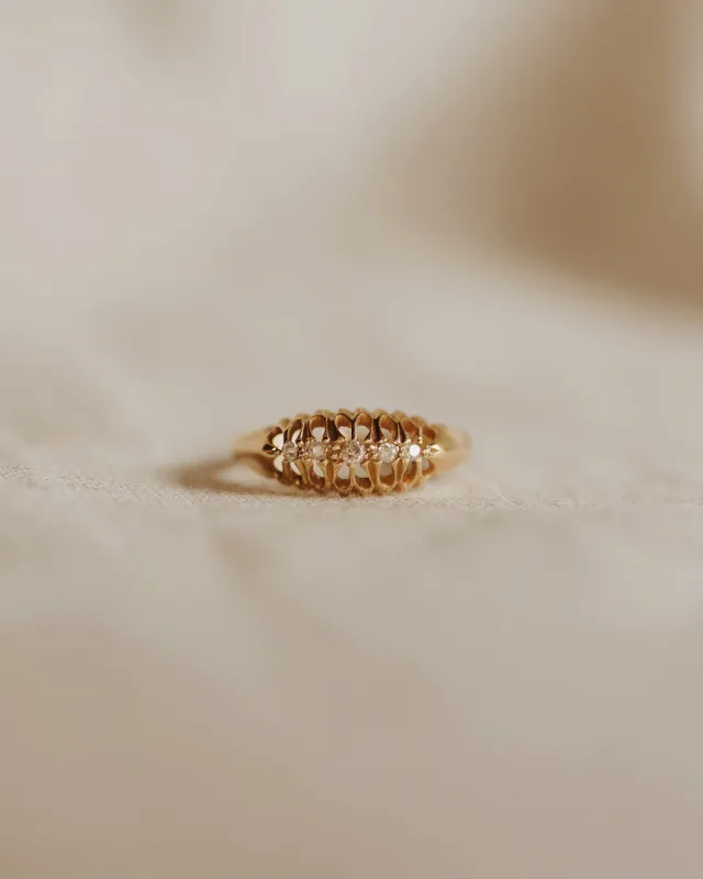 Rowan 18ct Gold Diamond Ring sold by Rock n Rose