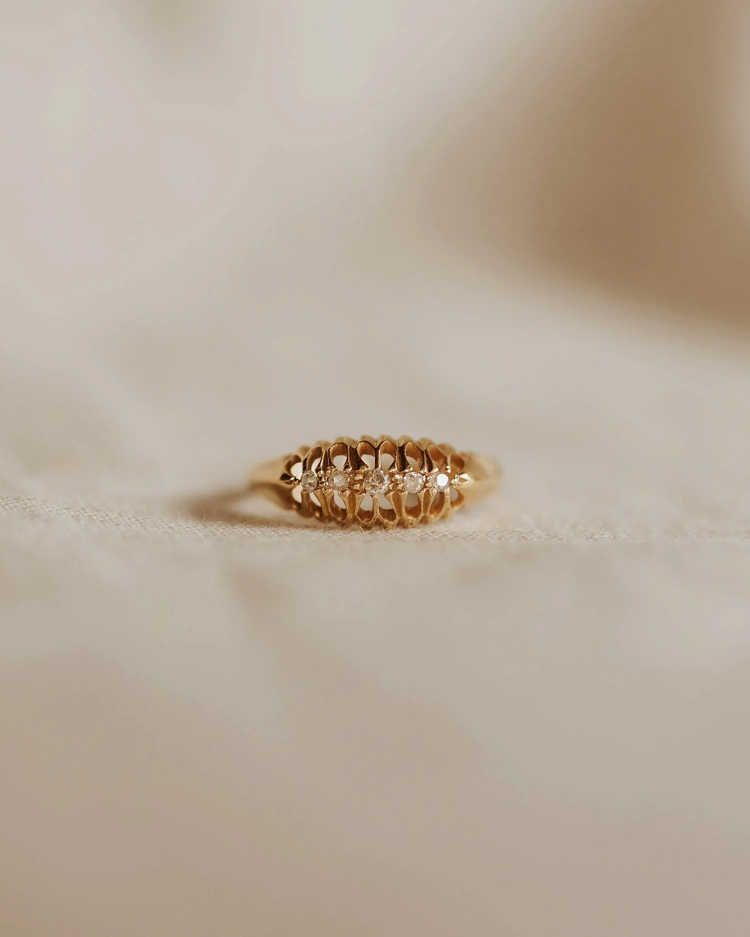 Rowan 18ct Gold Diamond Ring sold by Rock n Rose